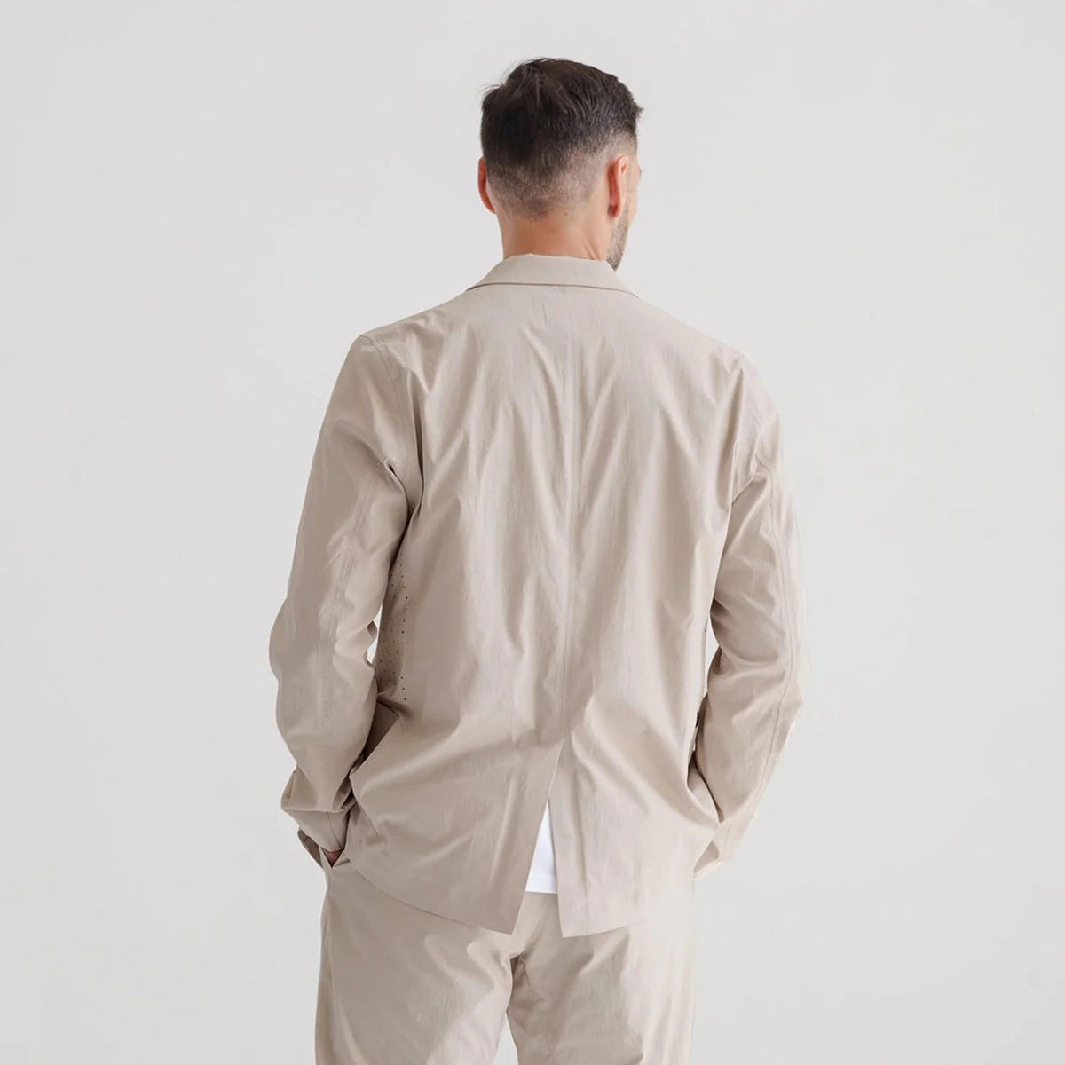 SILENCIOSA Light Blazer - Beige - Image 6