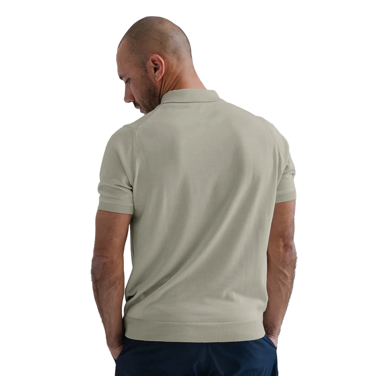 SILENCIOSA Light Polo - Khaki - Image 2