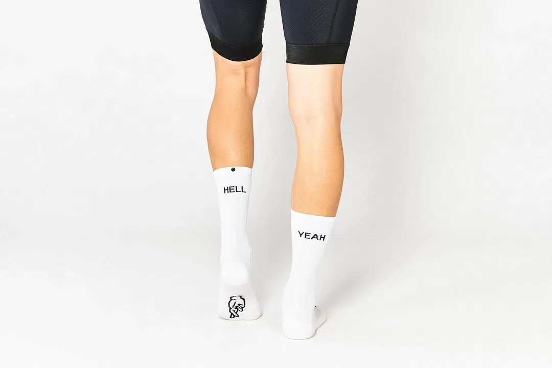 FINGERSCROSSED Socks Hell Yeah 1.0 - White - Image 2