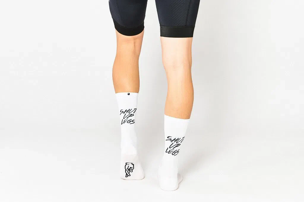 FINGERSCROSSED Socks Shut Up Legs - White - Image 2