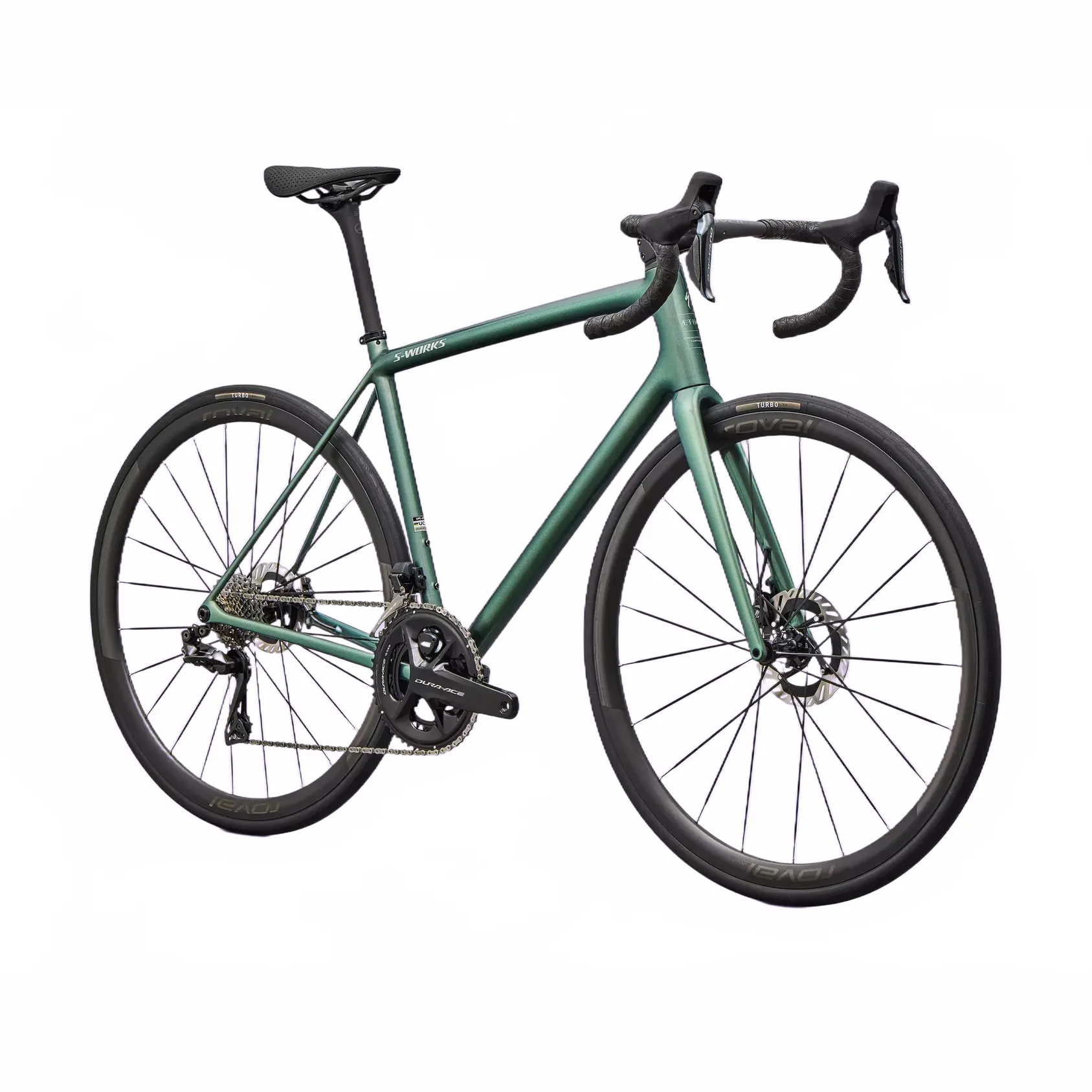 SPECIALIZED Aethos 2 Complete Road Bike Shimano Dura Ace E1 2026 - Gloss Premium Fjord Metallic / Dolomite Metallic - Image 5