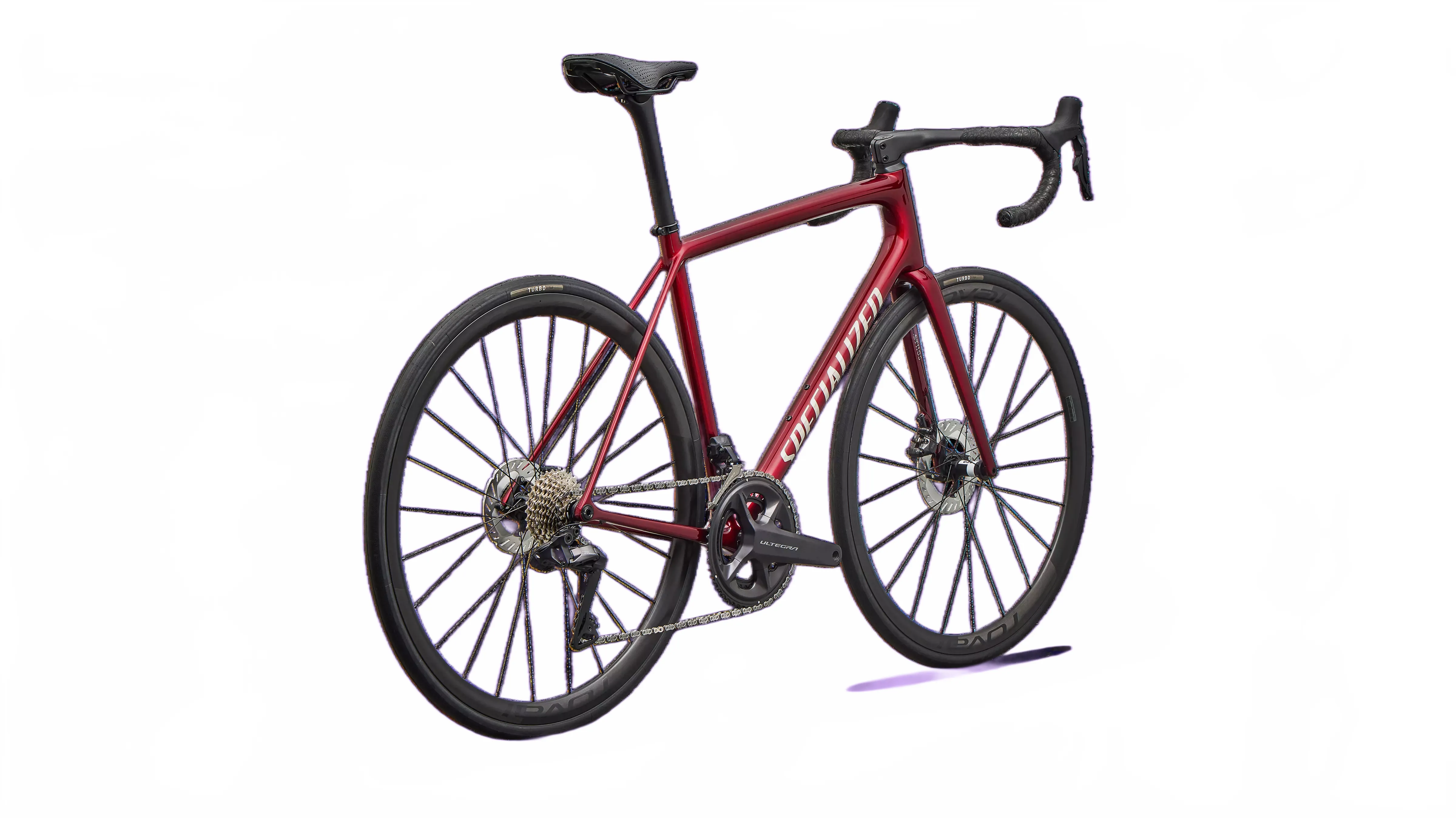SPECIALIZED Aethos 2 PRO Complete Road Bike Shimano Ultegra DI2 2026 - GLOSS RED SKY / CHROME - Image 6