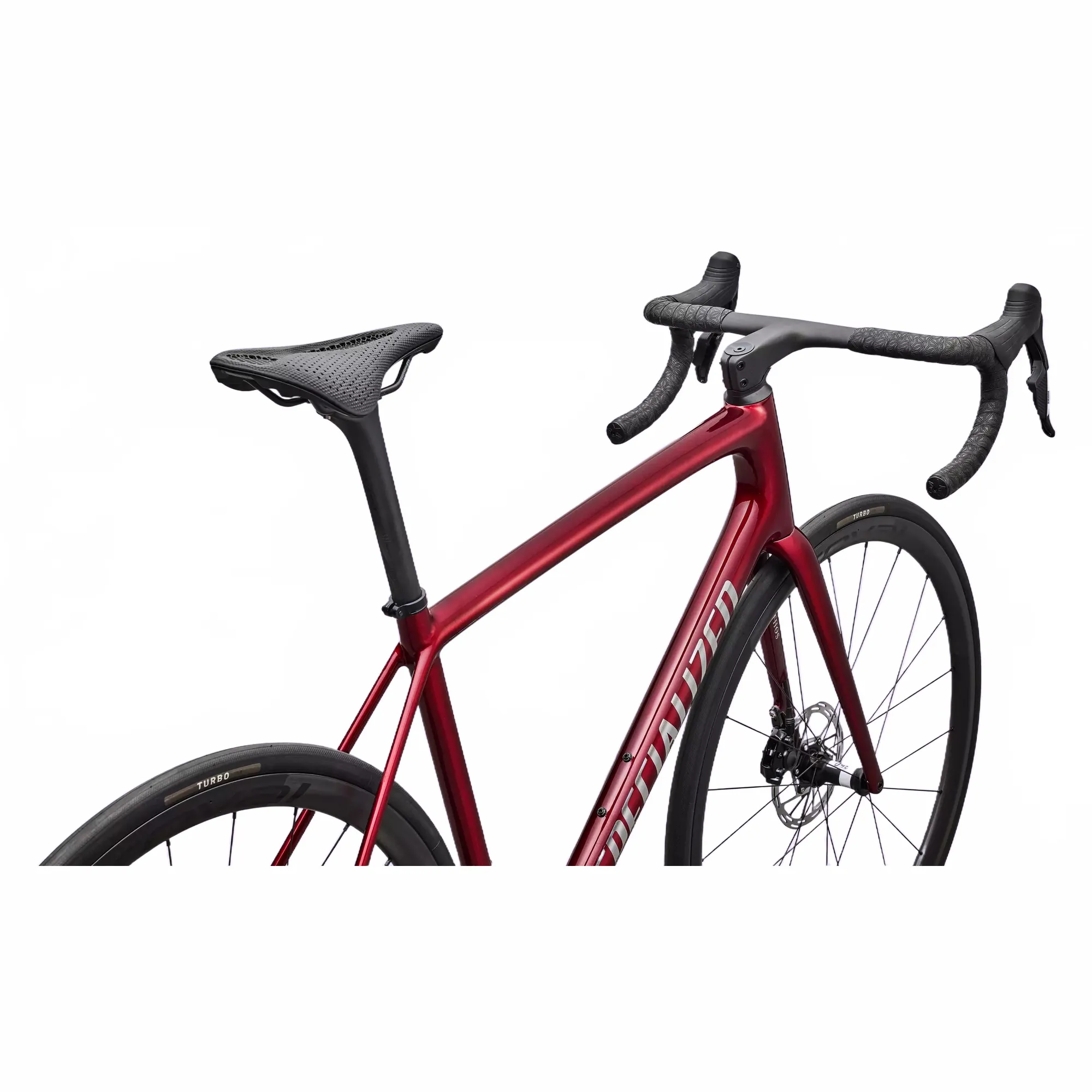 SPECIALIZED Aethos 2 PRO Complete Road Bike SRAM FORCE AXS E1 2026 - GLOSS RED SKY / CHROME - Image 2