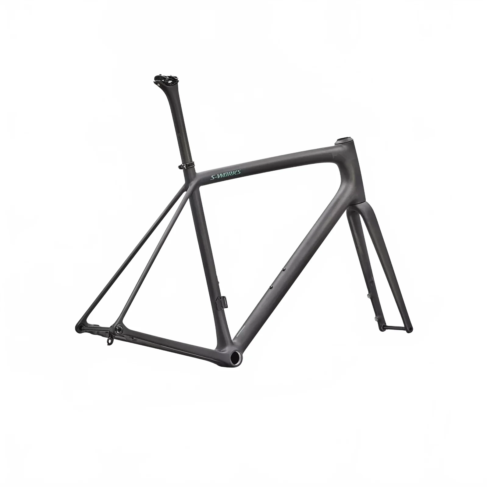 SPECIALIZED Sworks Aethos 2 Frameset  2026  - RTP RAW CARBON / PREMIUM FJORD METALLIC - Image 3