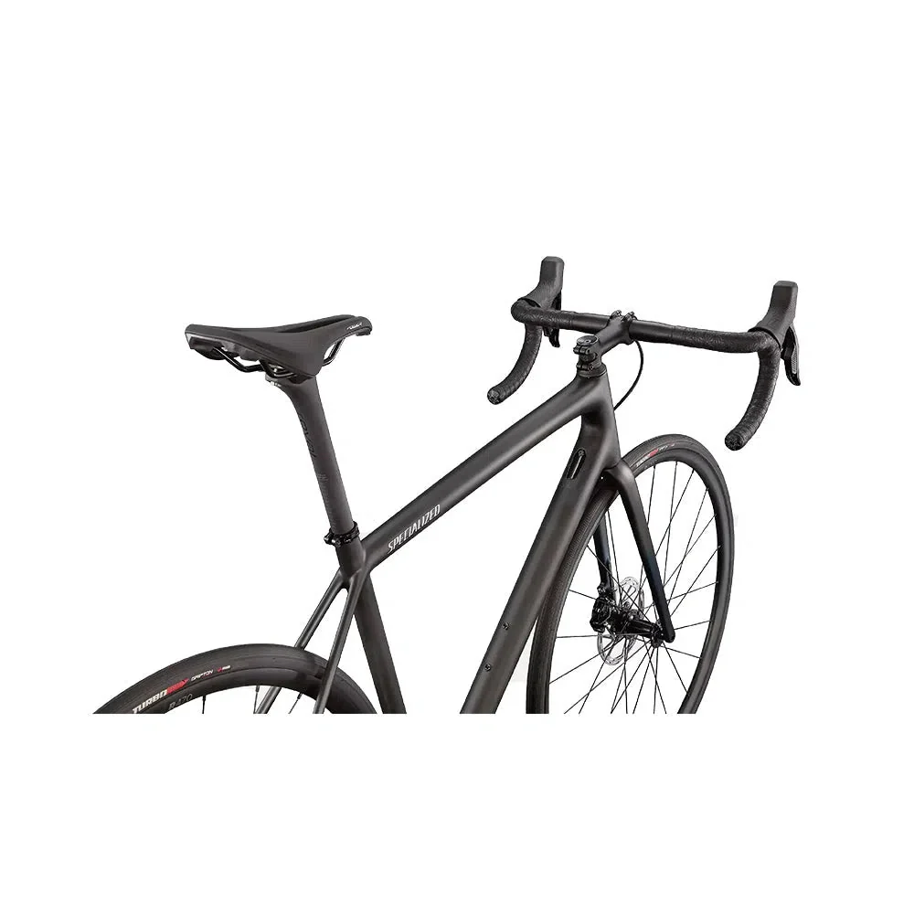 SPECIALIZED AETHOS Comp 2022 Rival eTap AXS Disc Complete Road Bike - Satin Carbon/Teal Tint Fade/Flake Silver - Image 5