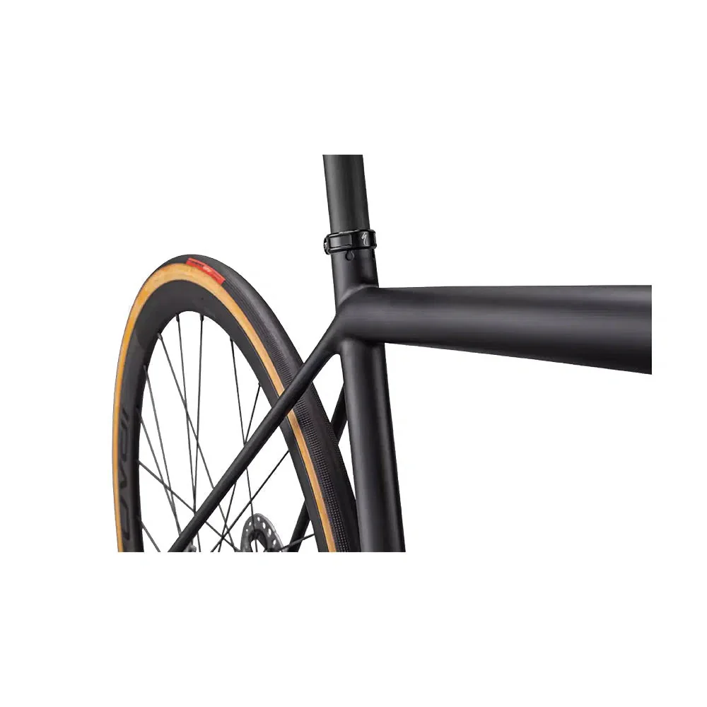 SPECIALIZED Sworks AETHOS 2022 Shimano Dura Ace 9200 Complete Road Bike - Carbon / Chameleon Eyris Color Run / Chrome Foil - Image 7