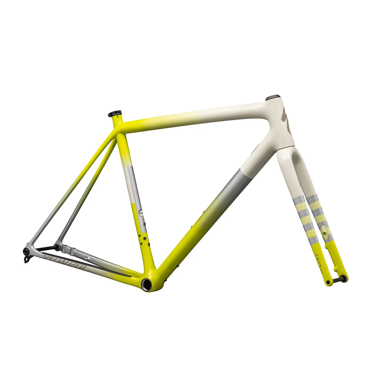 SPECIALIZED Crux 10R 2025 Gravel Frameset - Birch/Ion Metallic/Silver Dust/Taupe - Image 2