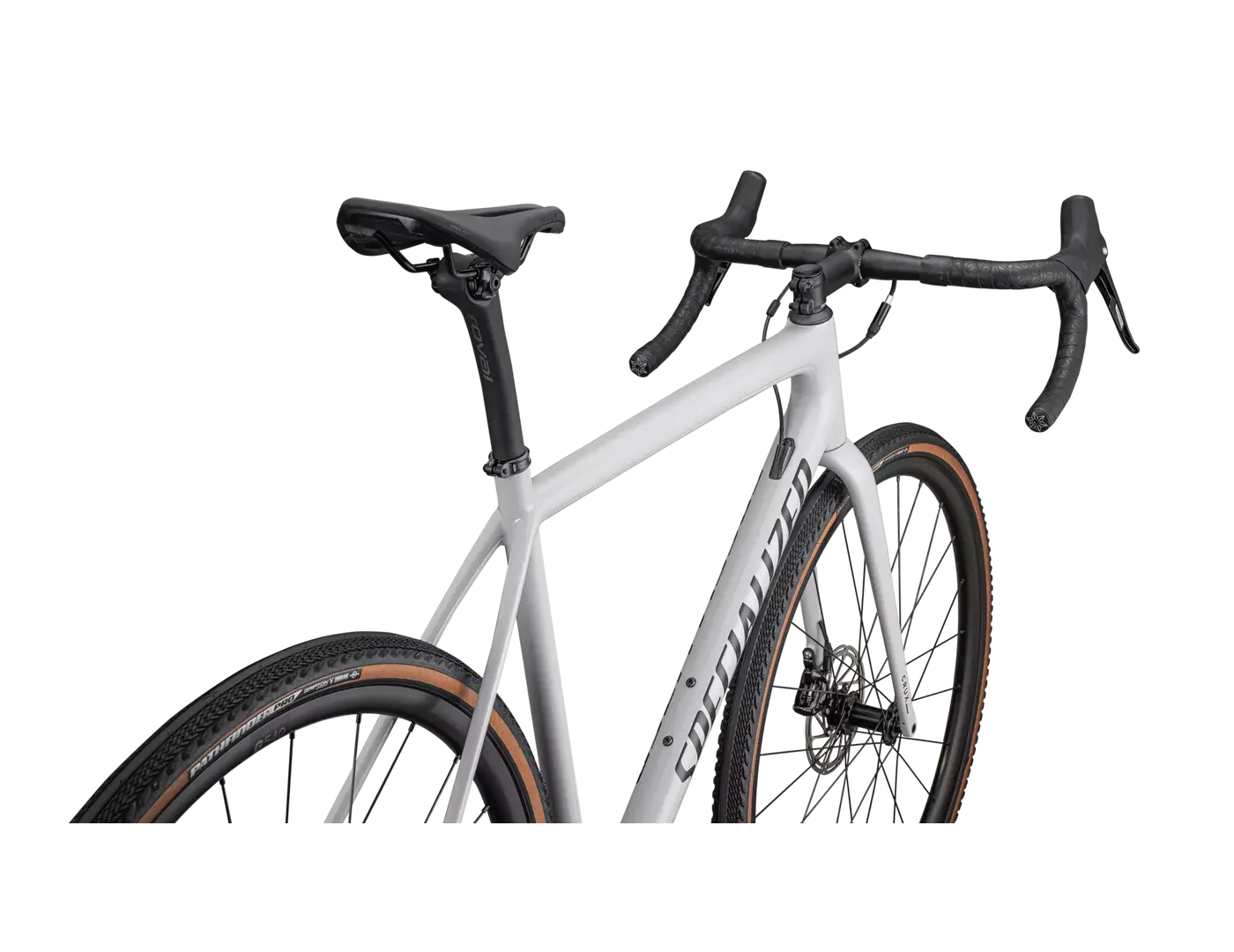 SPECIALIZED CRUX Comp Complete Bike Gravel Sram Rival - GLOSS DOVE GREY/METALLIC NAVY - Image 2