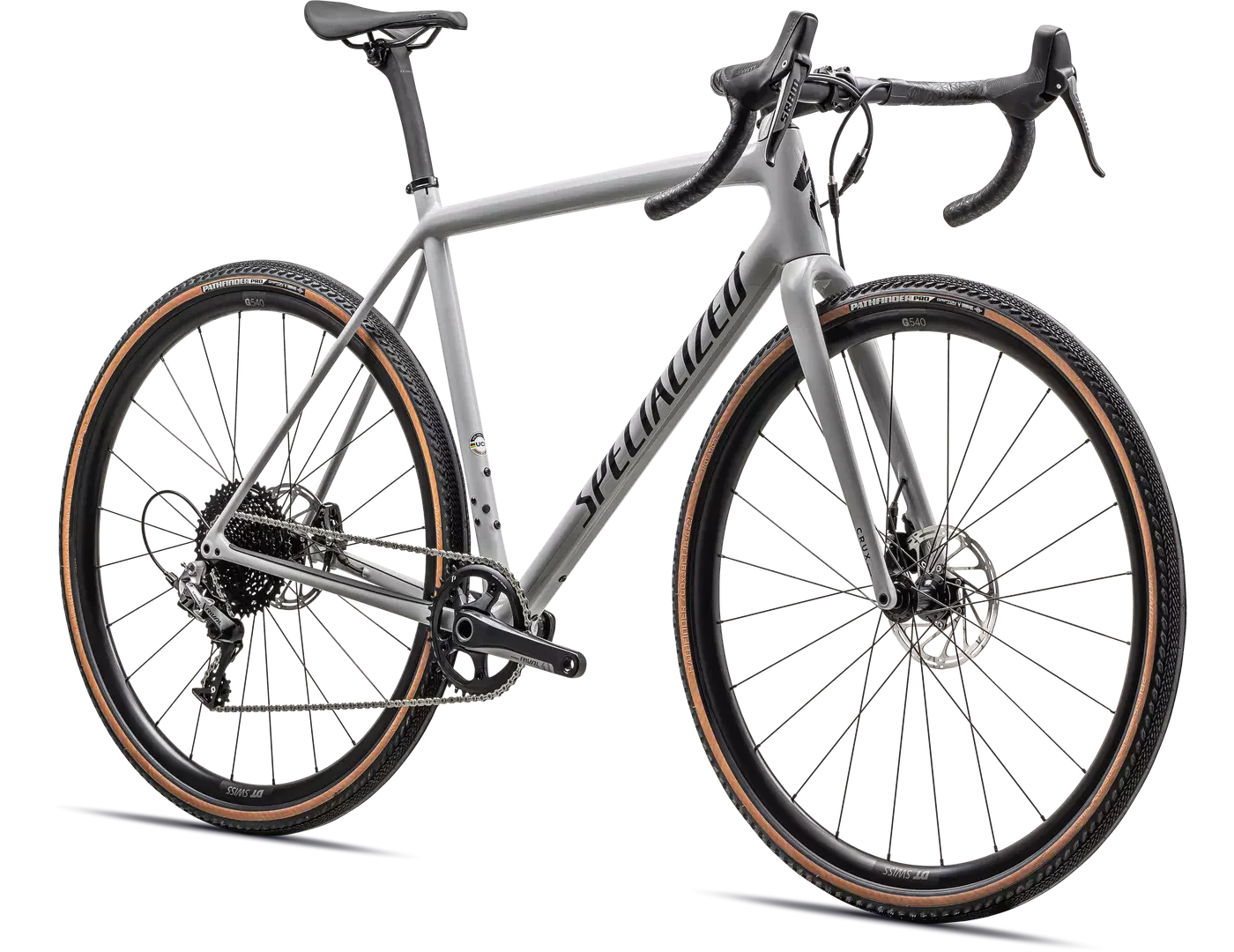 SPECIALIZED CRUX Comp Complete Bike Gravel Sram Rival - GLOSS DOVE GREY/METALLIC NAVY - Image 4