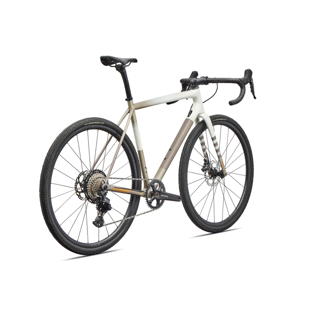 SPECIALIZED Crux Comp - Shimano GRX - Dune White/Sandstone Metallic/Desert Metallic/Orange Zest - Image 3