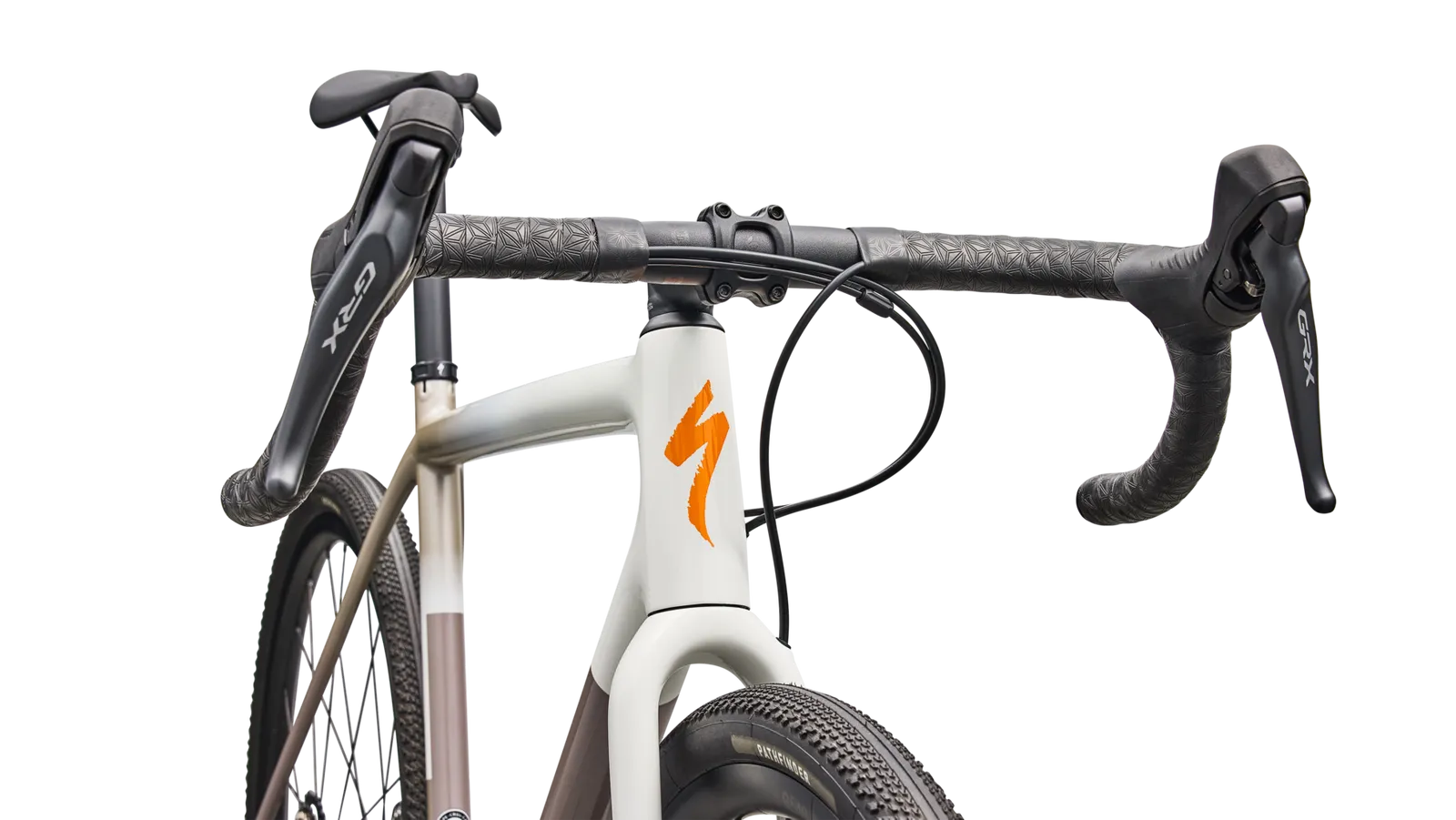 SPECIALIZED Crux Comp - Shimano GRX - Dune White/Sandstone Metallic/Desert Metallic/Orange Zest - Image 5
