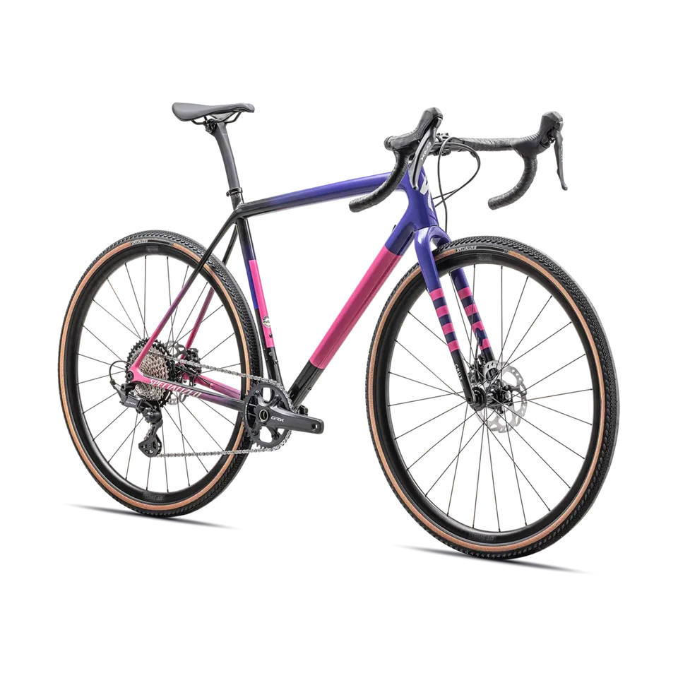 SPECIALIZED Crux Comp - Shimano GRX - Gloss Carbon / Purple Haze / Rebel Pink / Birch - Image 2