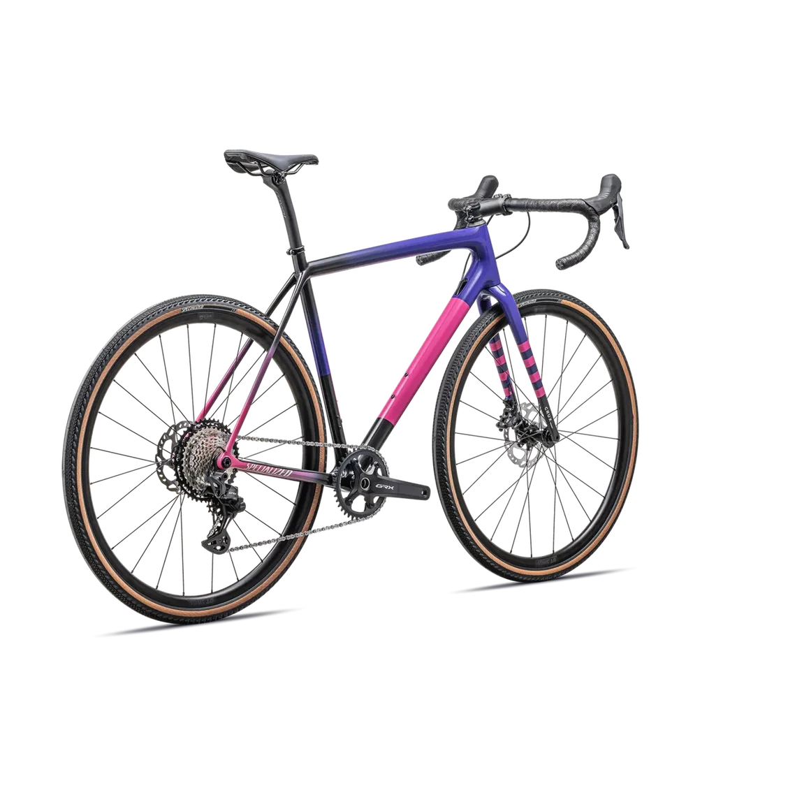 SPECIALIZED Crux Comp - Shimano GRX - Gloss Carbon / Purple Haze / Rebel Pink / Birch - Image 3