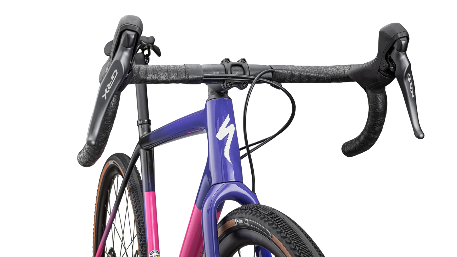 SPECIALIZED Crux Comp - Shimano GRX - Gloss Carbon / Purple Haze / Rebel Pink / Birch - Image 5