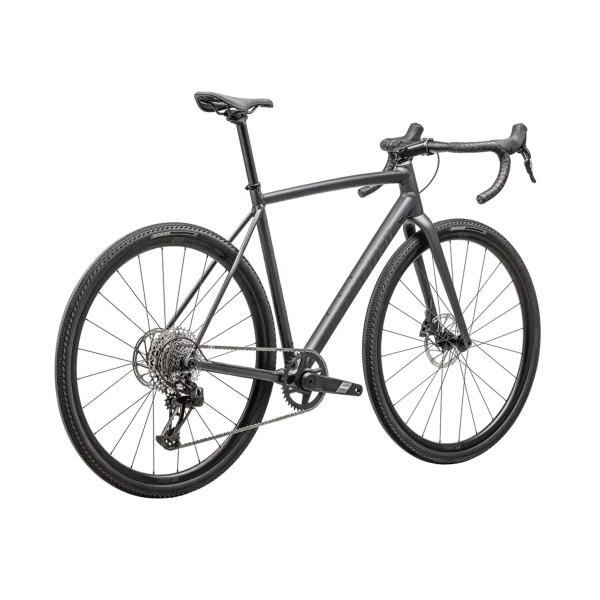 SPECIALIZED CRUX DSW 2025 Gravel Bike - Satin Smoke / Oak Green - Image 3