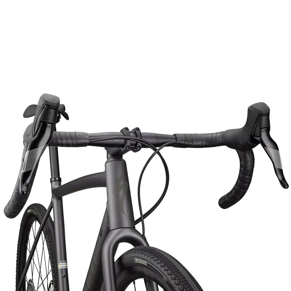 SPECIALIZED CRUX DSW 2025 Gravel Bike - Satin Smoke / Oak Green - Image 4