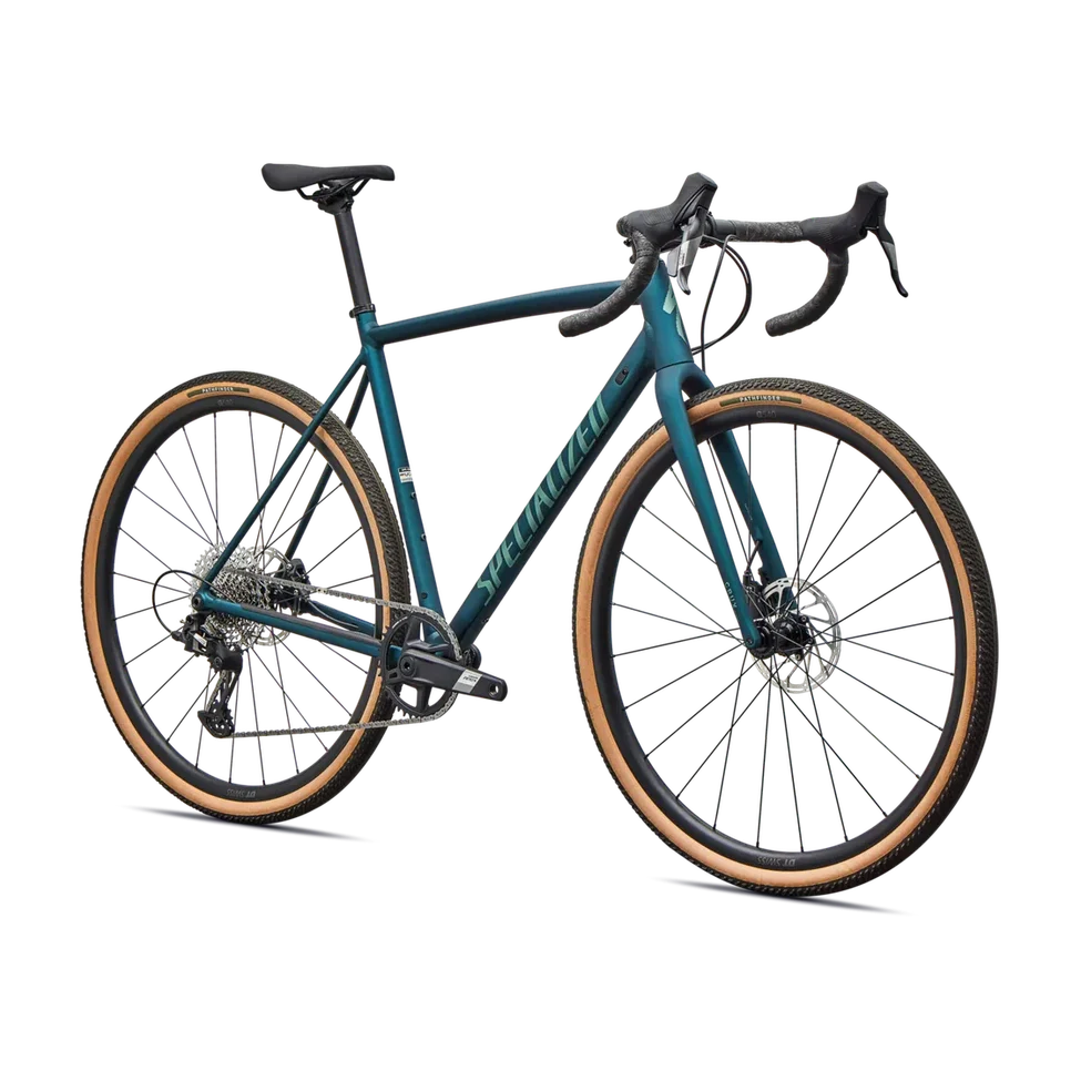 SPECIALIZED Crux DSW Comp - SRAM Apex XPLR - Emerald Metallic/Fjord Metallic - Image 2
