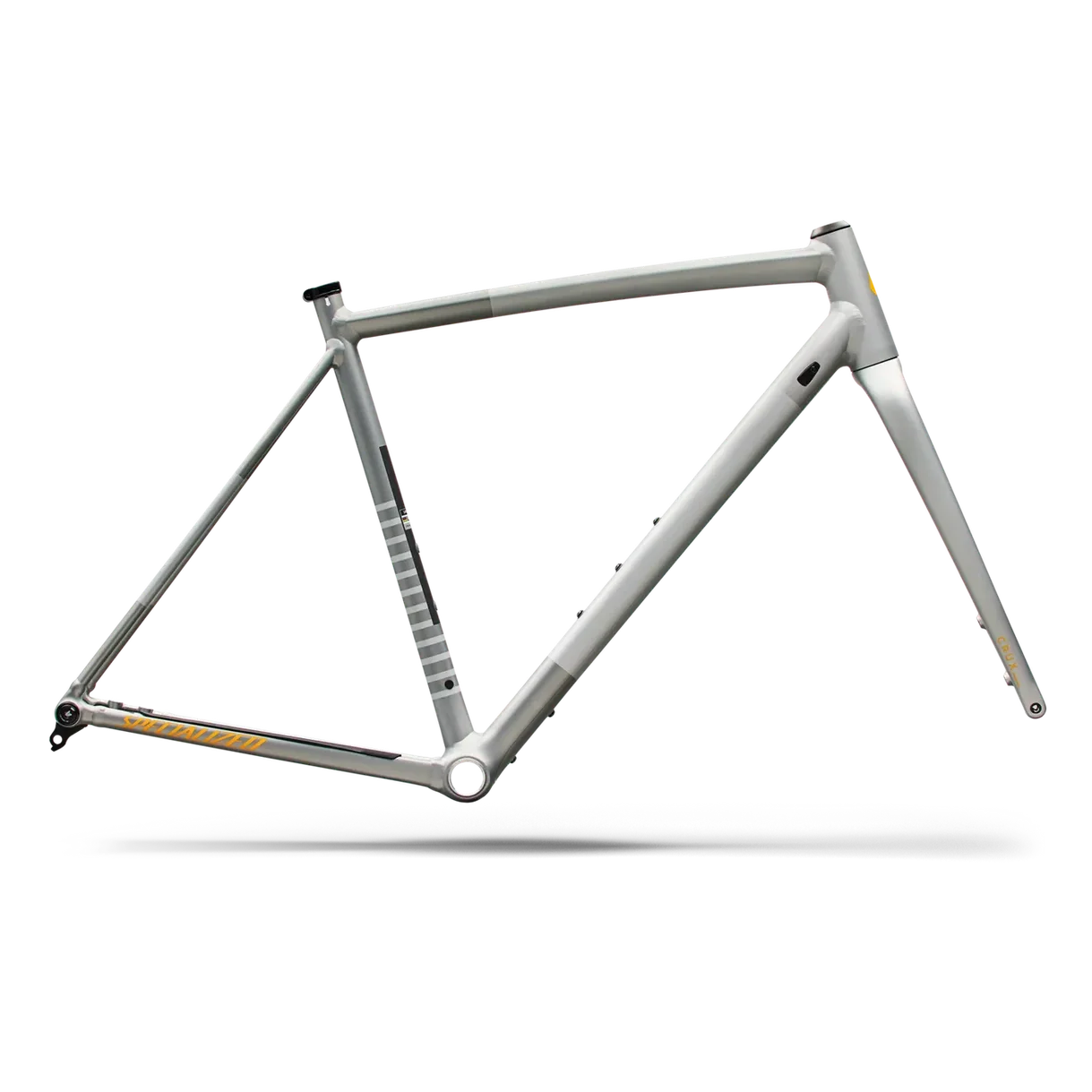 SPECIALIZED Crux DSW Frameset - D'Aluisio Smartweld Alloy - Shadow Silver/California Sunshine