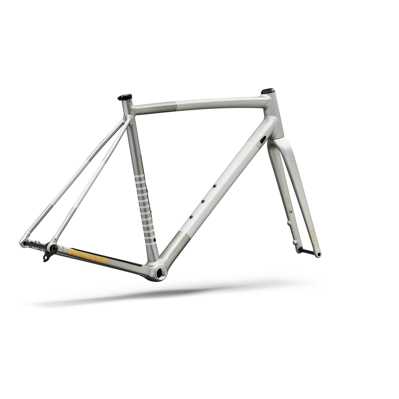 SPECIALIZED Crux DSW Frameset - D'Aluisio Smartweld Alloy - Shadow Silver/California Sunshine - Image 3