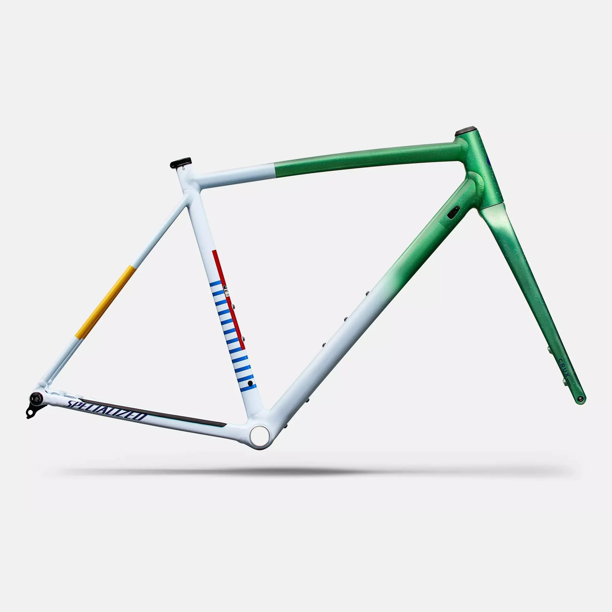 SPECIALIZED Crux DSW Gravel Frameset - Oasis Tint Flake Silver Morning Mist/purple Haze - Image 2
