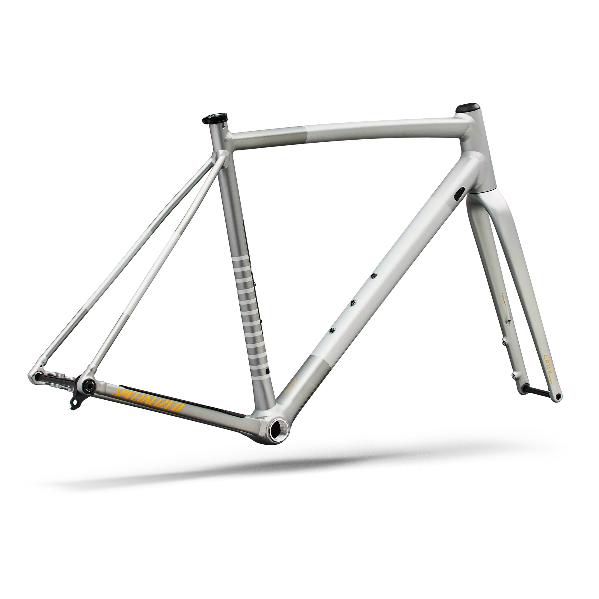 SPECIALIZED Crux DSW Gravel Frameset - Shadow Silver/California Sunshine - Image 3