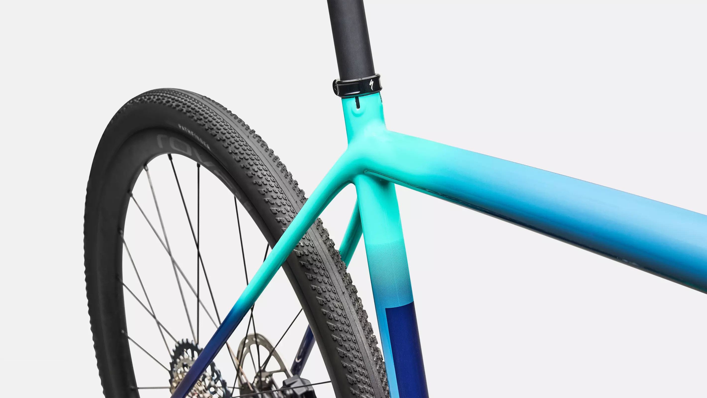 SPECIALIZED Crux Expert 2026 Gravel Bike Sram Rival AXS E1 XPLR - Grey Blue/lagoon Blue/dune White/majesty Blue - Image 5