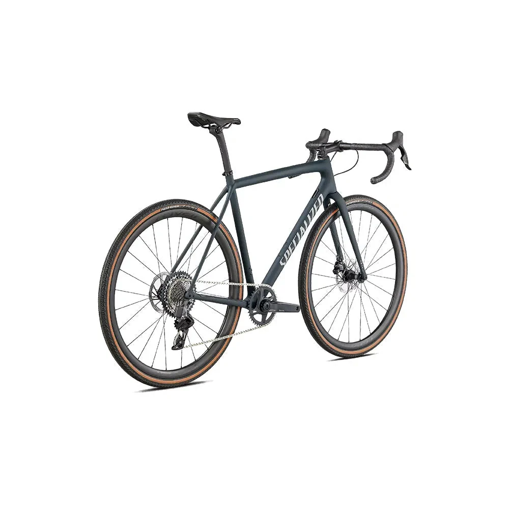 SPECIALIZED CRUX Expert Complete Bike Gravel - Satin Forest/Light Silver - Image 3