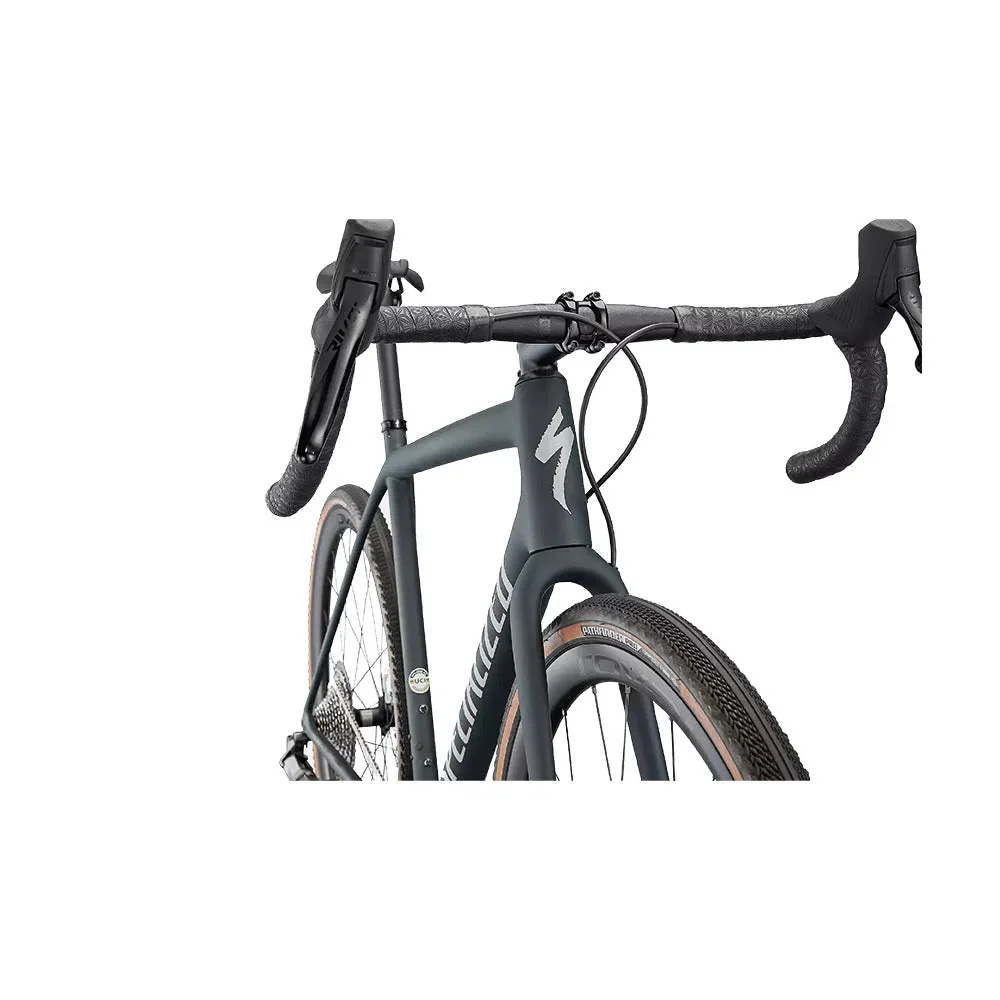 SPECIALIZED CRUX Expert Complete Bike Gravel - Satin Forest/Light Silver - Image 4