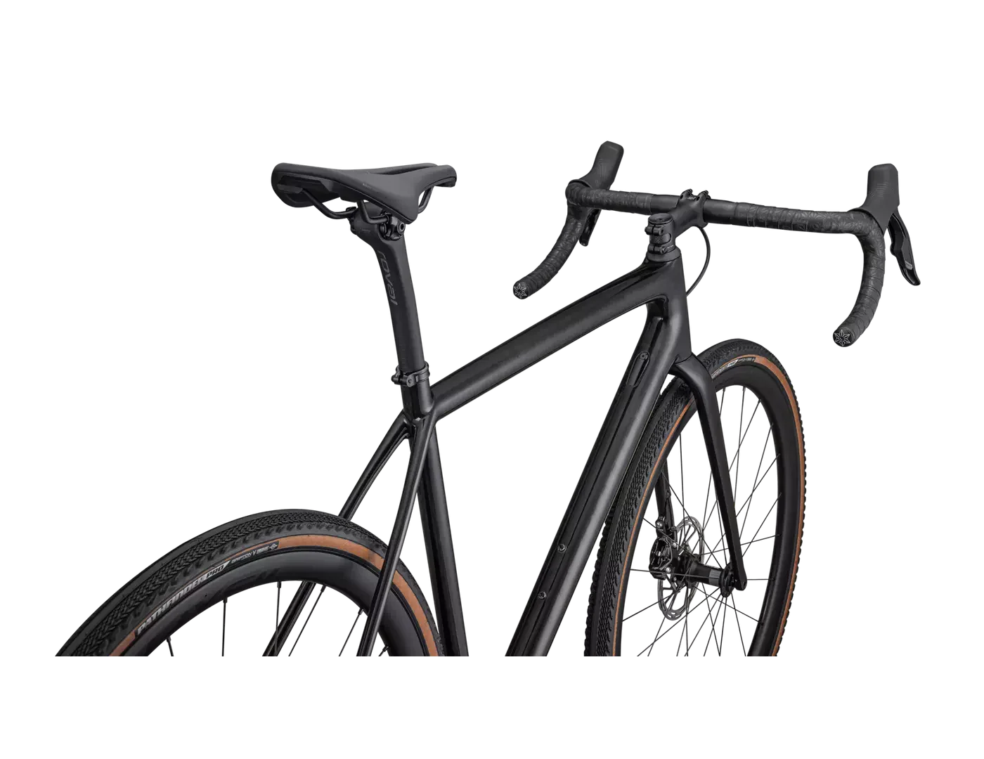 SPECIALIZED CRUX Expert Sram Rival AXS Complete Bike Gravel - GLOSS CARBON/TARMAC BLACK - Image 2