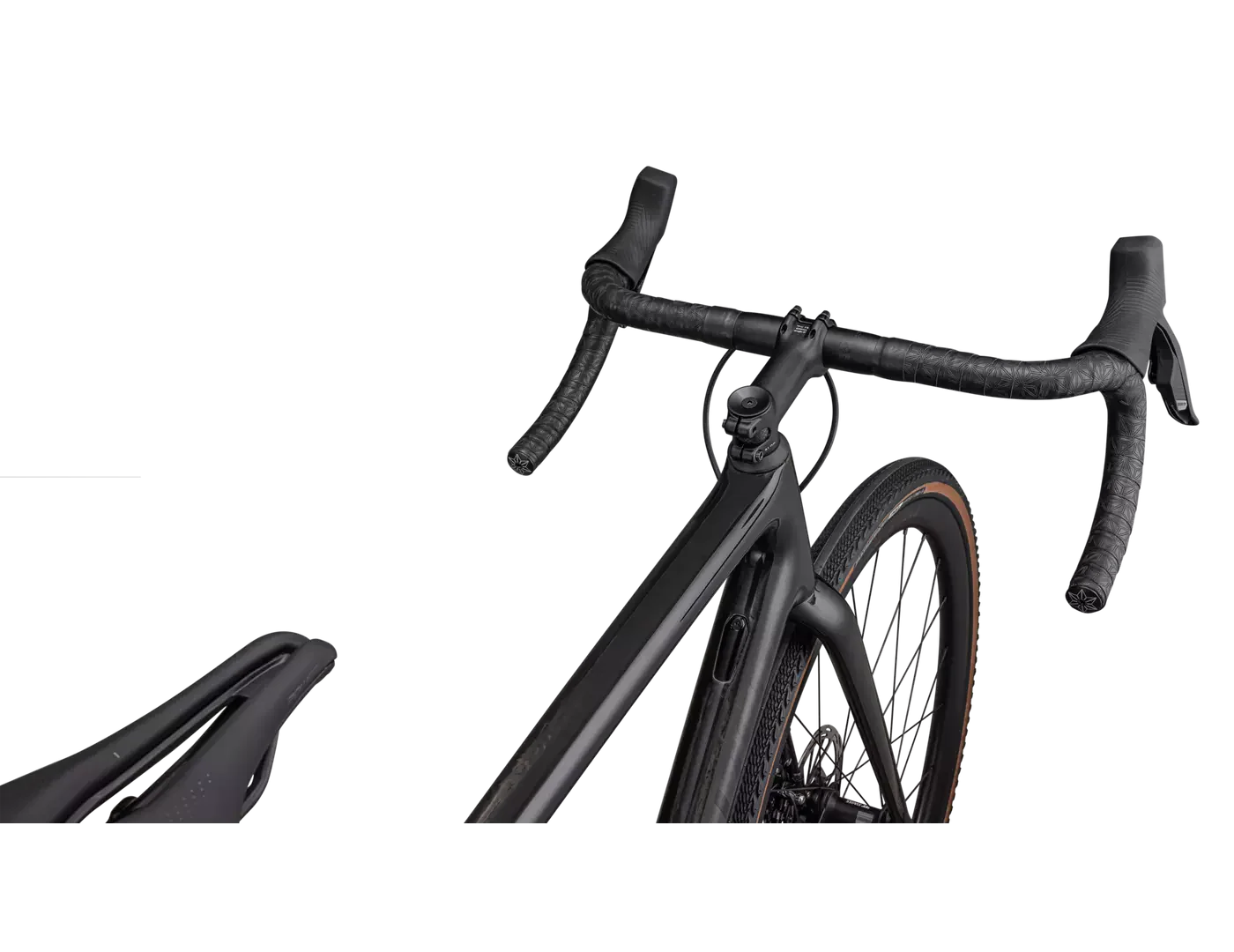 SPECIALIZED CRUX Expert Sram Rival AXS Complete Bike Gravel - GLOSS CARBON/TARMAC BLACK - Image 3