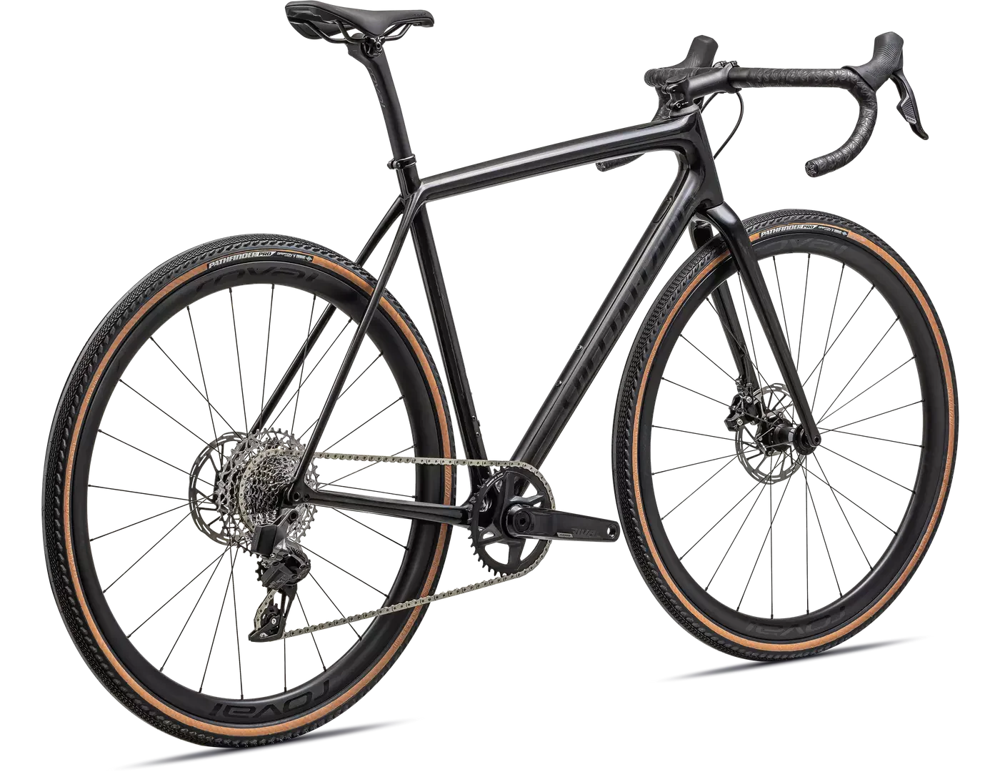 SPECIALIZED CRUX Expert Sram Rival AXS Complete Bike Gravel - GLOSS CARBON/TARMAC BLACK - Image 7