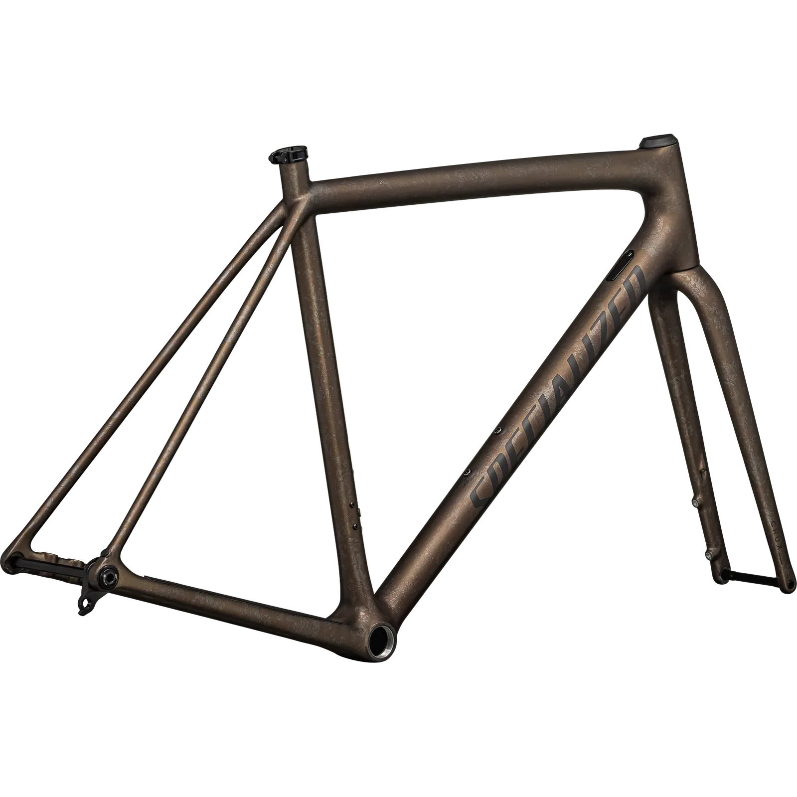 SPECIALIZED Crux Frameset - FACT 10r Carbon - Burnt Gold Metallic / Black Pearl Dry Impasto / Obsidian - Image 2