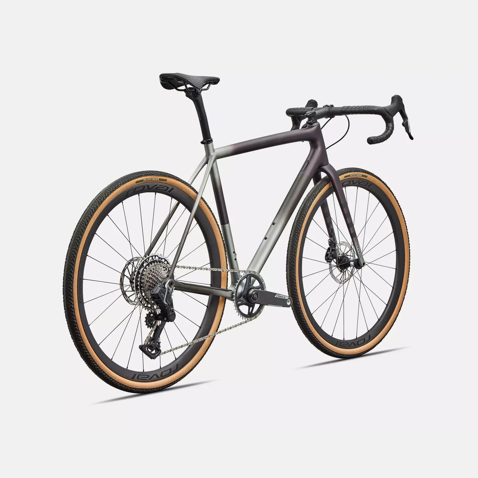 SPECIALIZED Crux Pro 2026 Gravel Bike Sram Force XPLR E1 - Nebula Metallic/shadow Silver/laurel Green/smoke - Image 2
