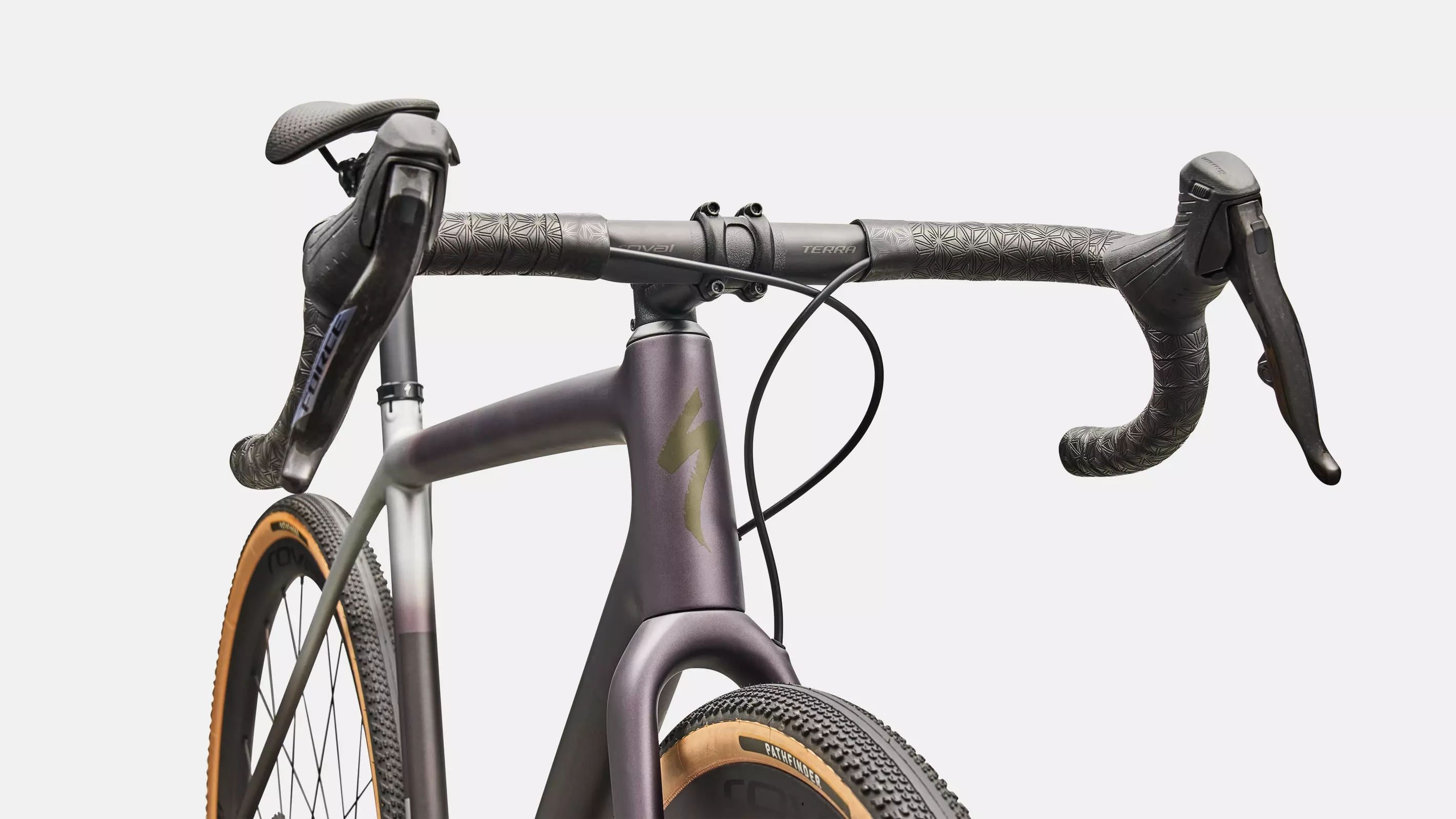 SPECIALIZED Crux Pro 2026 Gravel Bike Sram Force XPLR E1 - Nebula Metallic/shadow Silver/laurel Green/smoke - Image 4