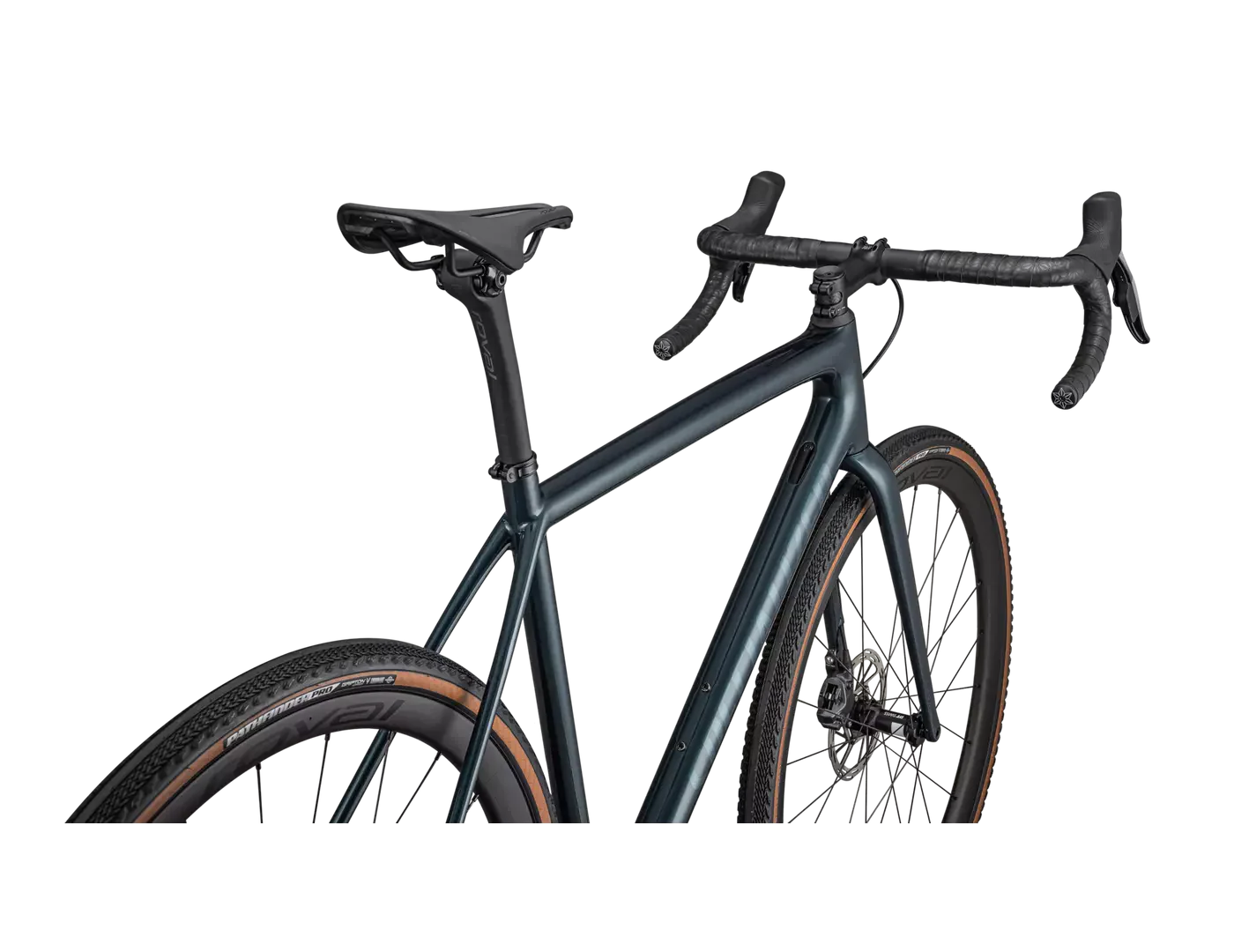 SPECIALIZED Crux Pro 700 Force XPLR eTap AXS 2023 Complete Gravel Bike - GLOSS METALLIC DEEP LAKE/ GREEN PEARL - Image 2
