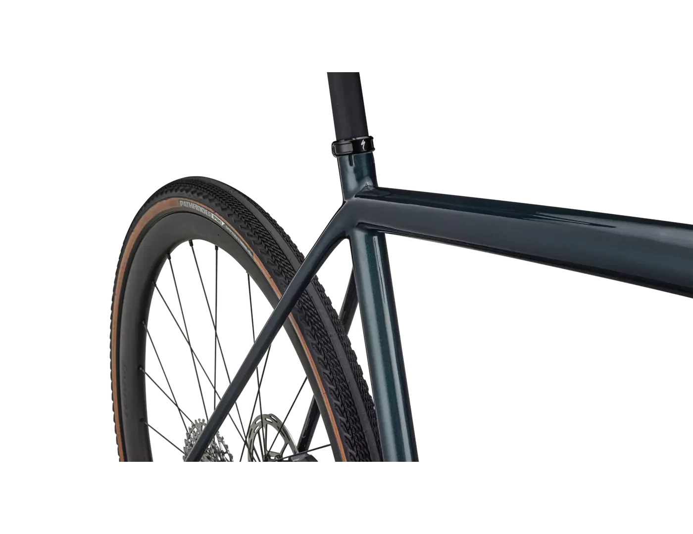 SPECIALIZED Crux Pro 700 Force XPLR eTap AXS 2023 Complete Gravel Bike - GLOSS METALLIC DEEP LAKE/ GREEN PEARL - Image 5