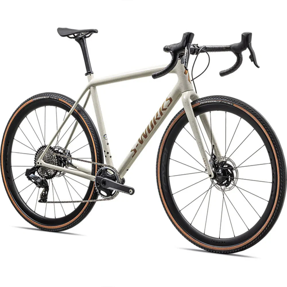 SPECIALIZED Crux SWorks Sram Red AXS Complete Gravel Bike - Gloss Birch Rred Gold Pearl Speckle/Red Gold - Image 3