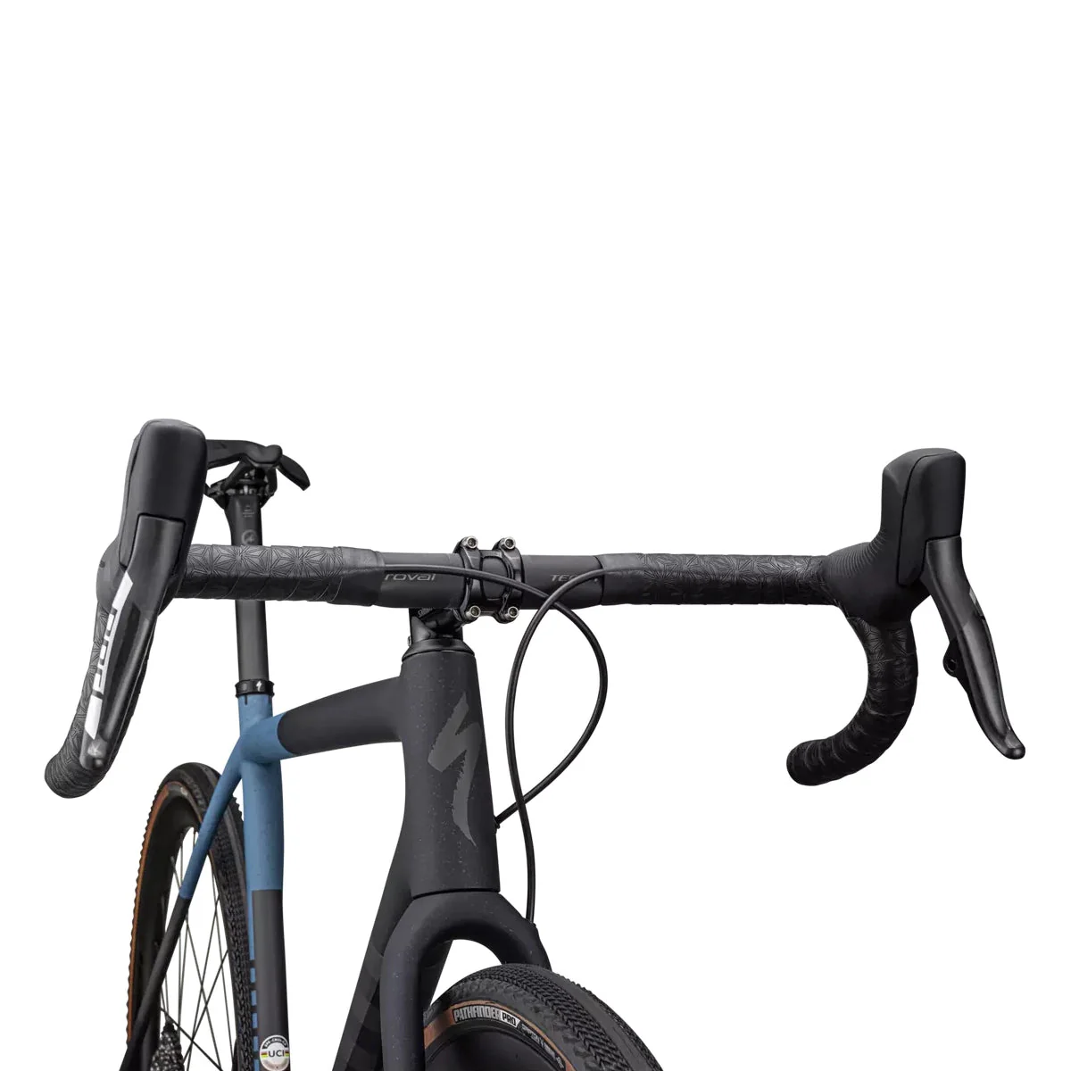 SPECIALIZED Crux SWorks Sram Red AXS Complete Gravel Bike - SATIN METALLIC DARK NAVY/MYSTIC BLUE/MIDNIGHT SHADOW METALLIC SPECKLE - Image 3