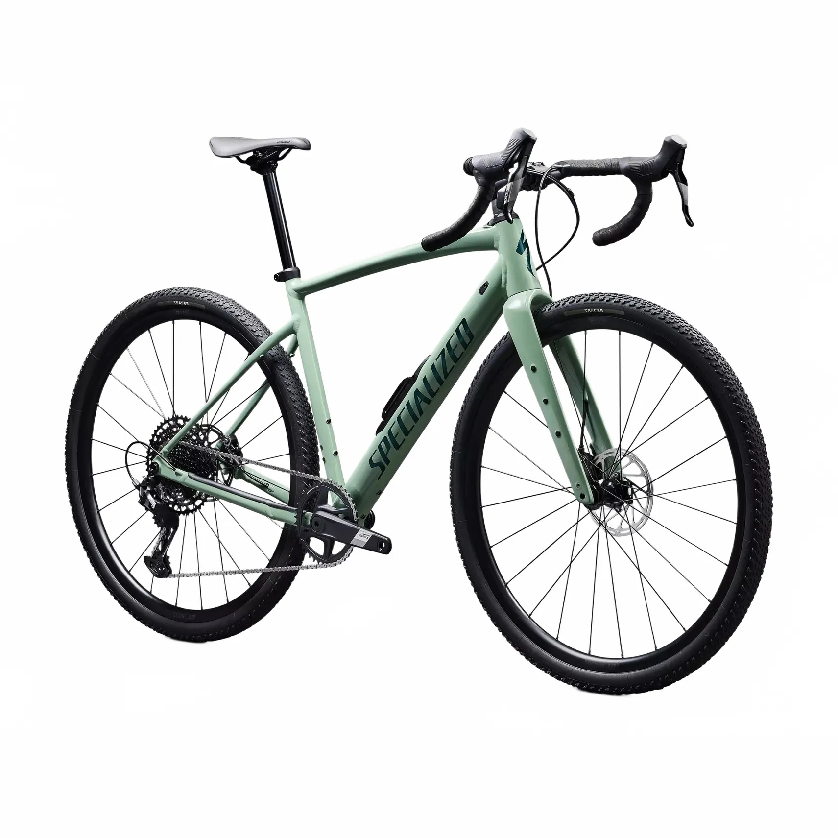 SPECIALIZED Diverge 4 Comp Alloy Complete Gravel Bike SRAM Apex - Gloss Pistachio / Emerald Metallic - Image 3