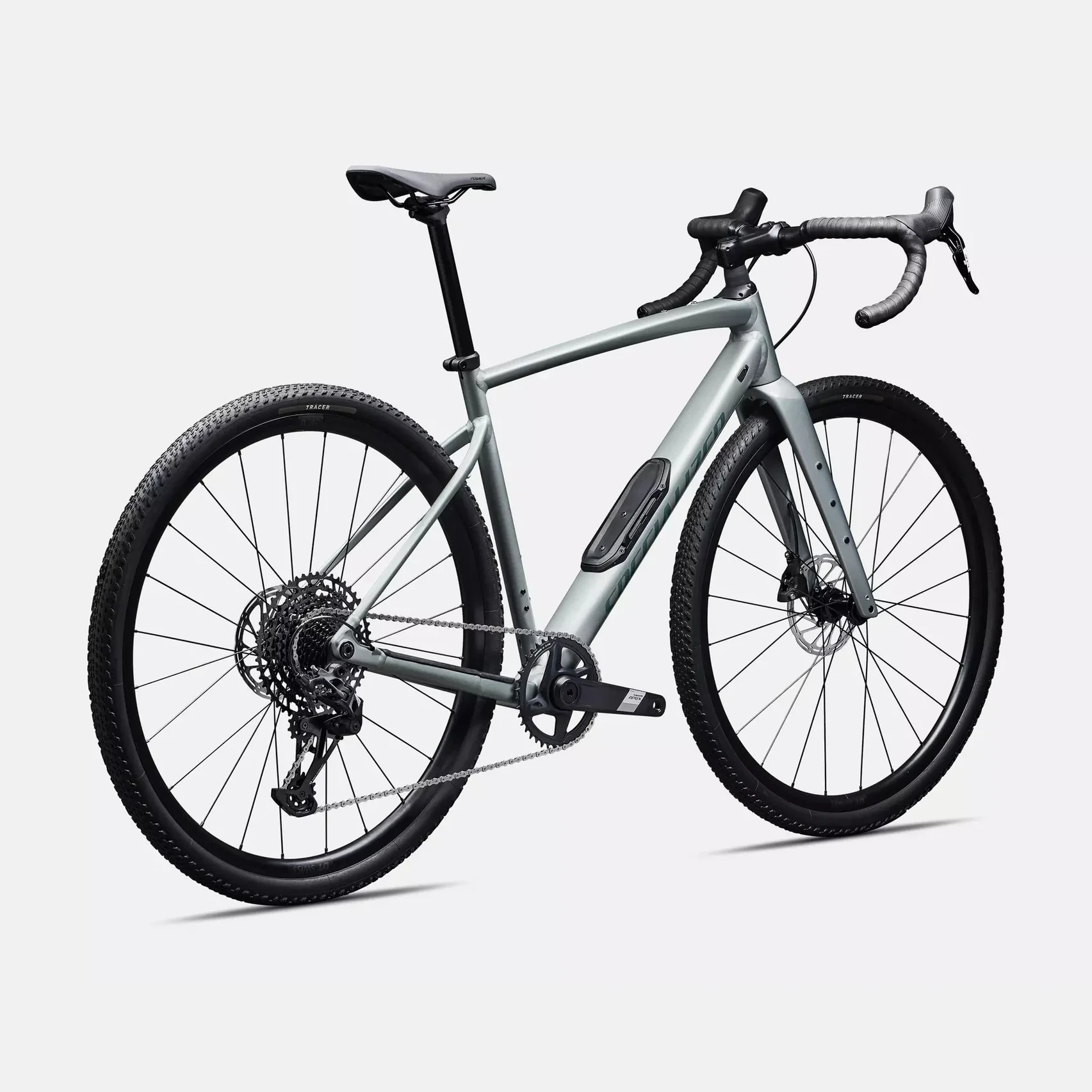 SPECIALIZED Diverge 4 Comp Alloy Complete Gravel Bike SRAM Apex - Satin Shadow Silver / Fjord Metallic - Image 5