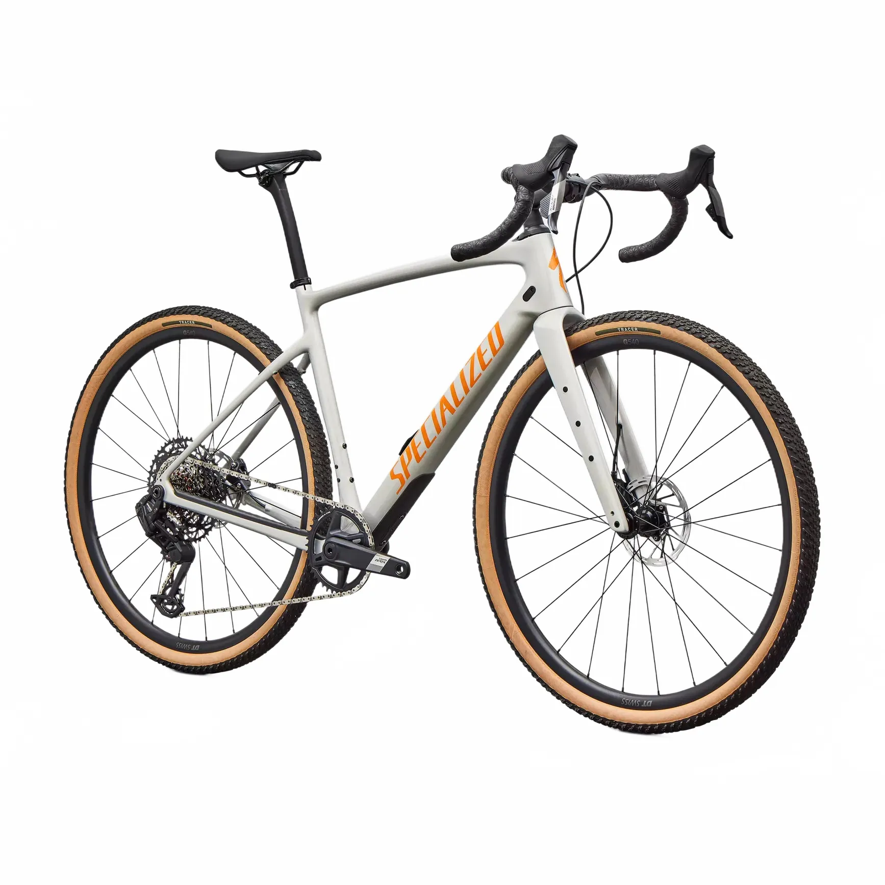 SPECIALIZED Diverge 4 Comp Complete Gravel Bike SRAM Apex AXS/S1000 2026 - Dolomite Metallic/Orange Zest - Image 4