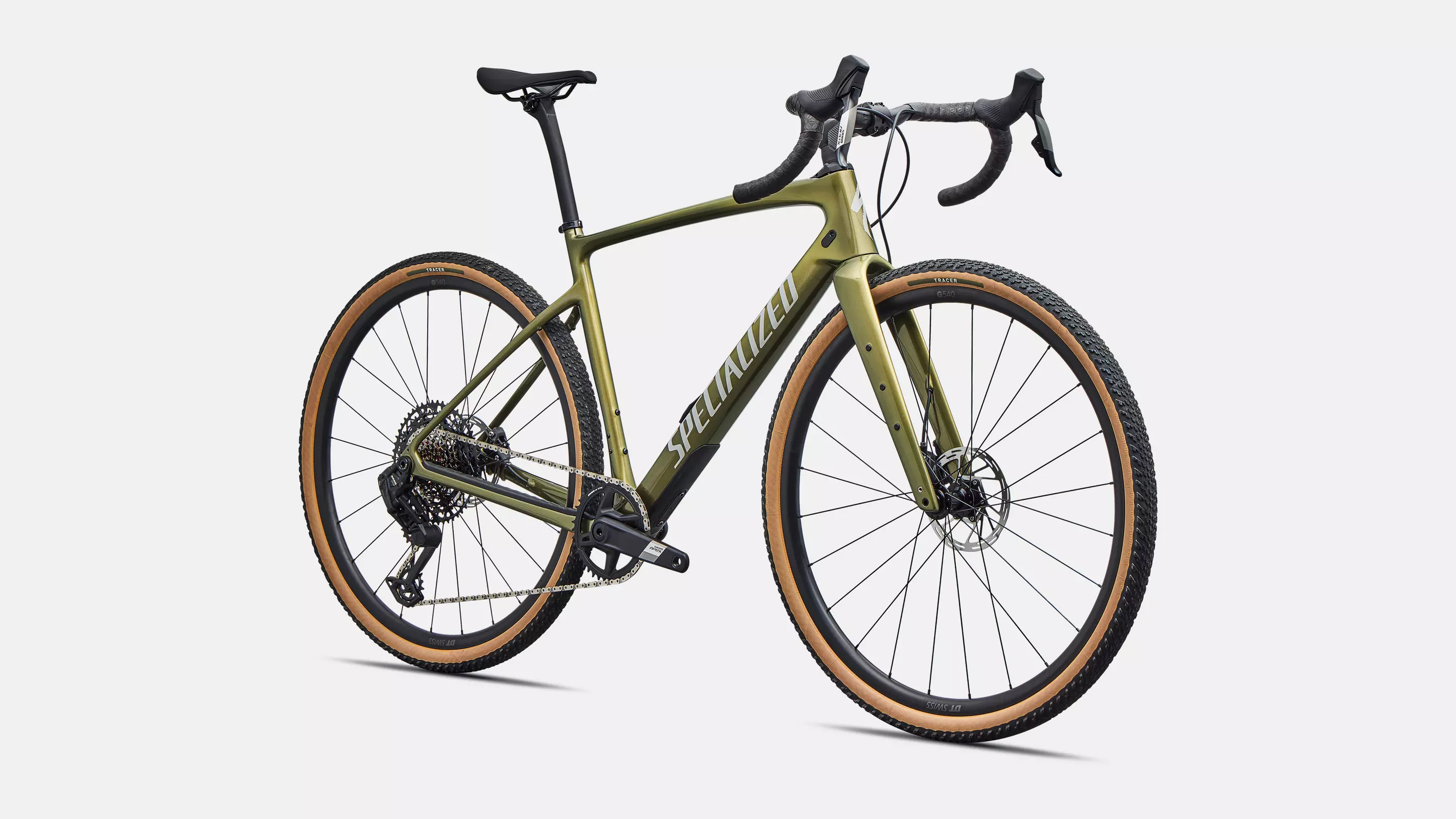 SPECIALIZED Diverge 4 Comp Complete Gravel Bike SRAM Apex AXS/S1000 2026 - Laurel Green Metallic/dolomite Metallic - Image 5
