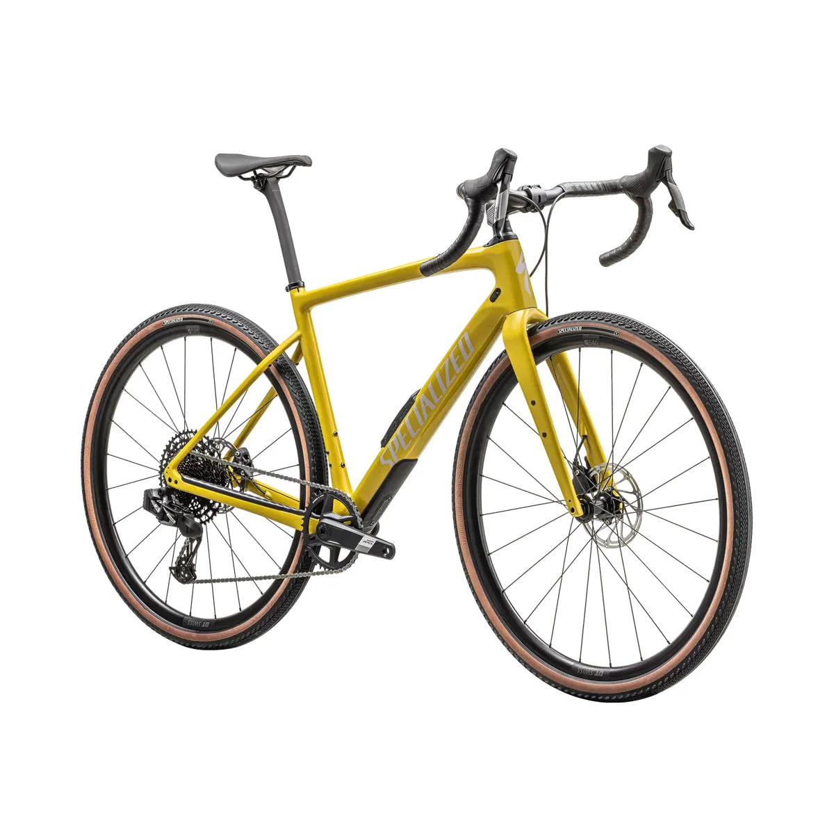 SPECIALIZED Diverge Comp Carbon Complete Gravel Bike - GLOSS METALLIC SULFUR/AMBER GLOW/PURPLE HAZE/METALLIC OBSIDIAN - Image 2