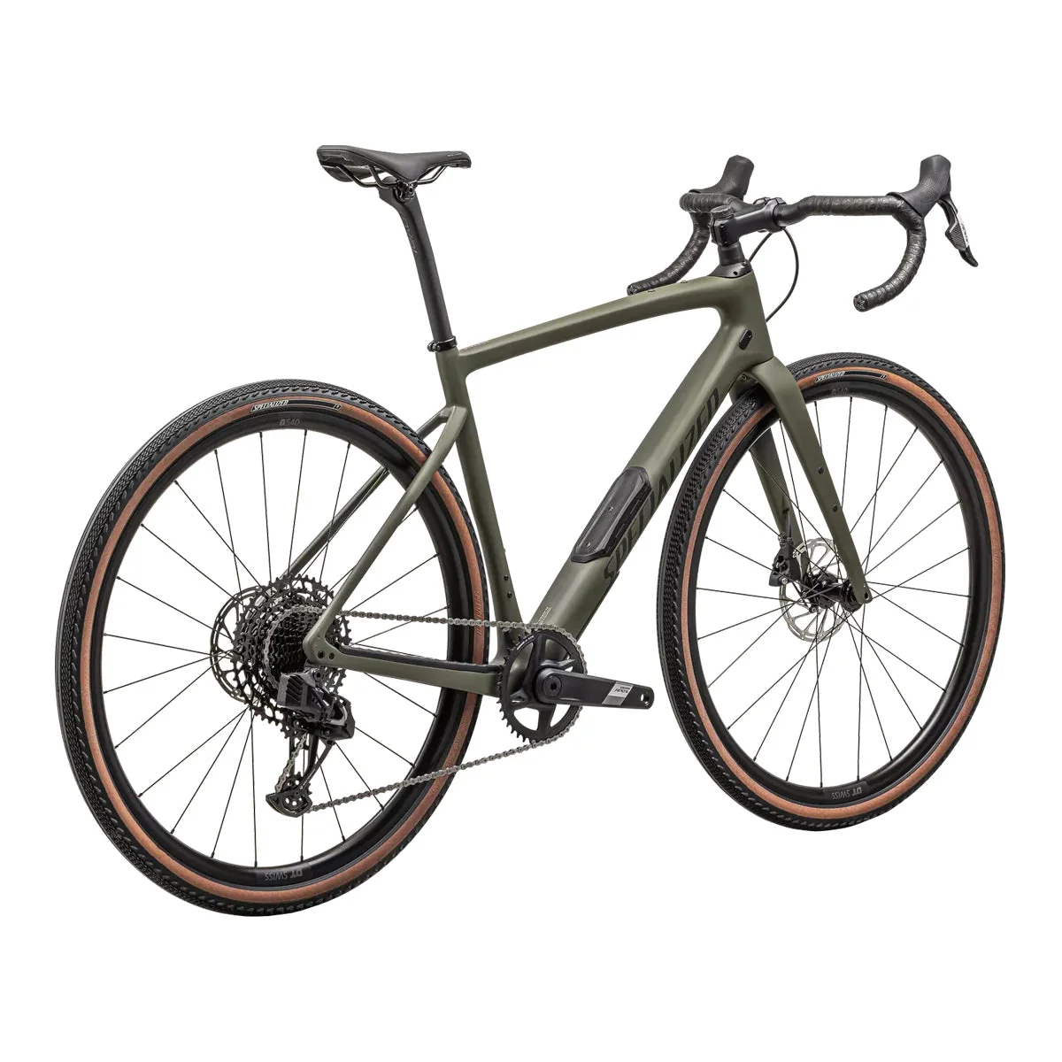 SPECIALIZED Diverge Comp Carbon Complete Gravel Bike - SATIN OAK GREEN/SMOKE - Image 3