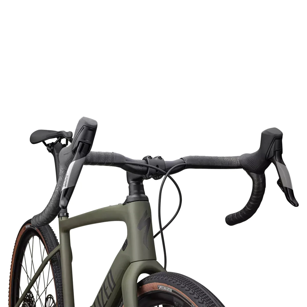 SPECIALIZED Diverge Comp Carbon Complete Gravel Bike - SATIN OAK GREEN/SMOKE - Image 4