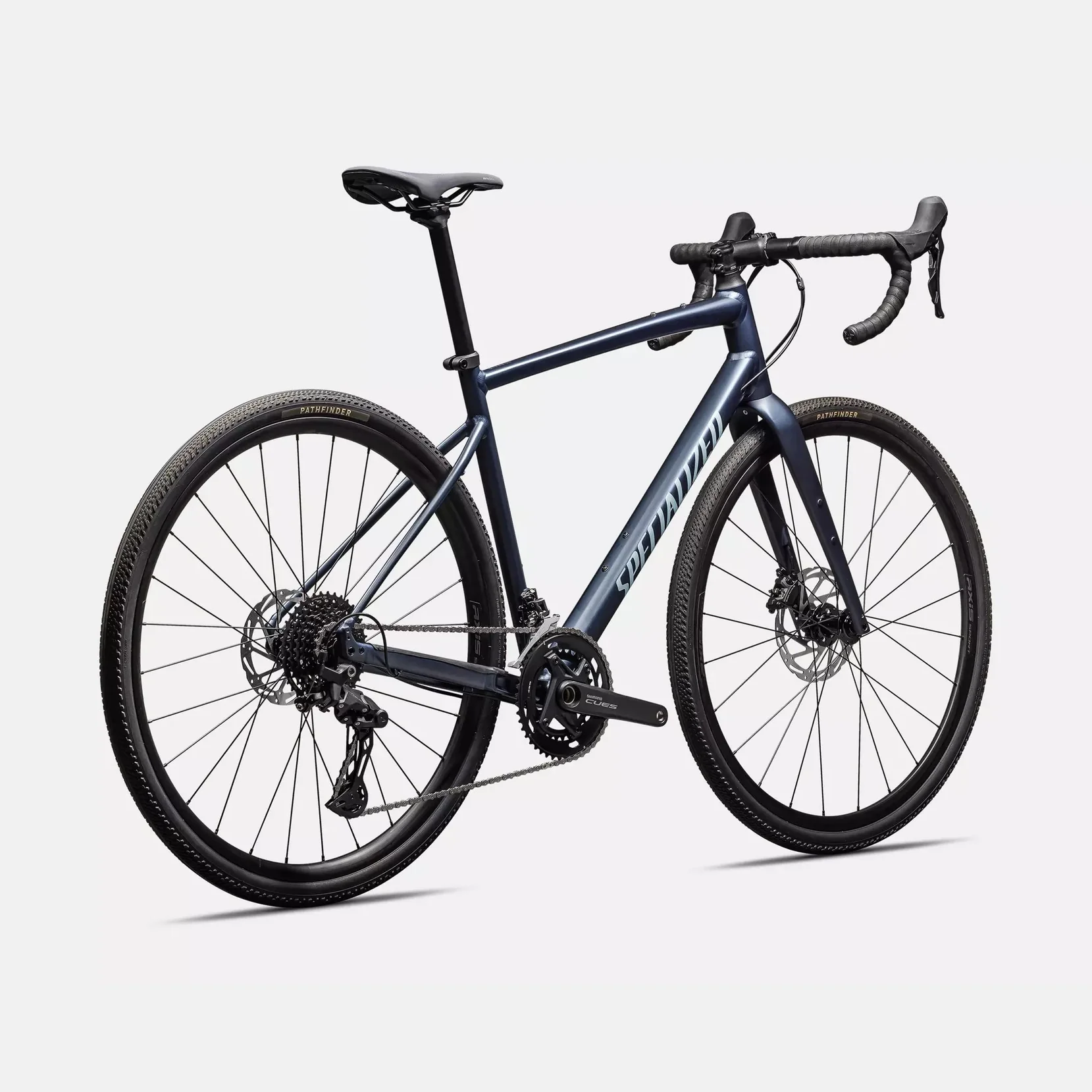 SPECIALIZED Diverge E5 Gravel Bike - Satin Cast Blue Metallic/Sea Foam - Image 2