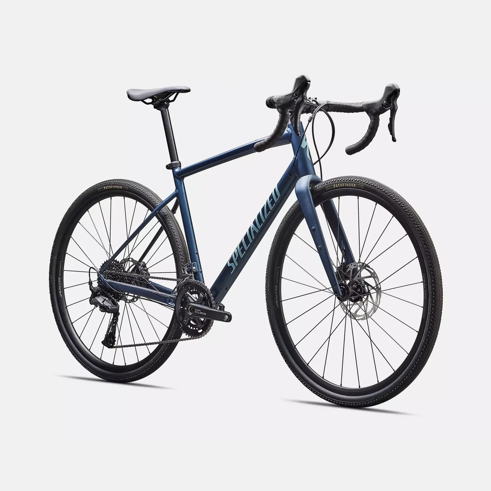 SPECIALIZED Diverge E5 Gravel Bike - Satin Cast Blue Metallic/Sea Foam - Image 3