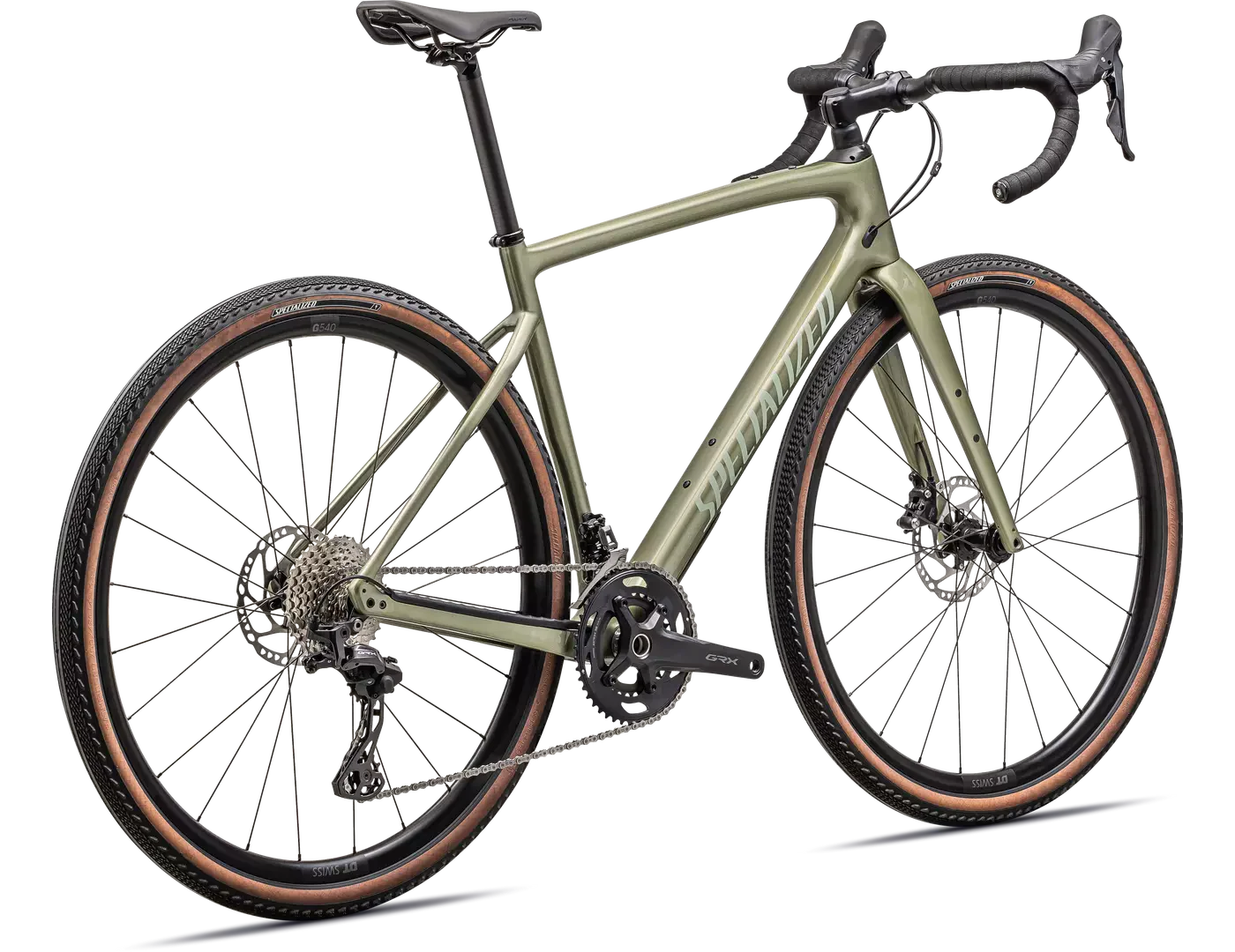 SPECIALIZED Diverge Sport Carbon Complete Gravel Bike - GLOSS METALLIC SPRUCE/SPRUCE - Image 3