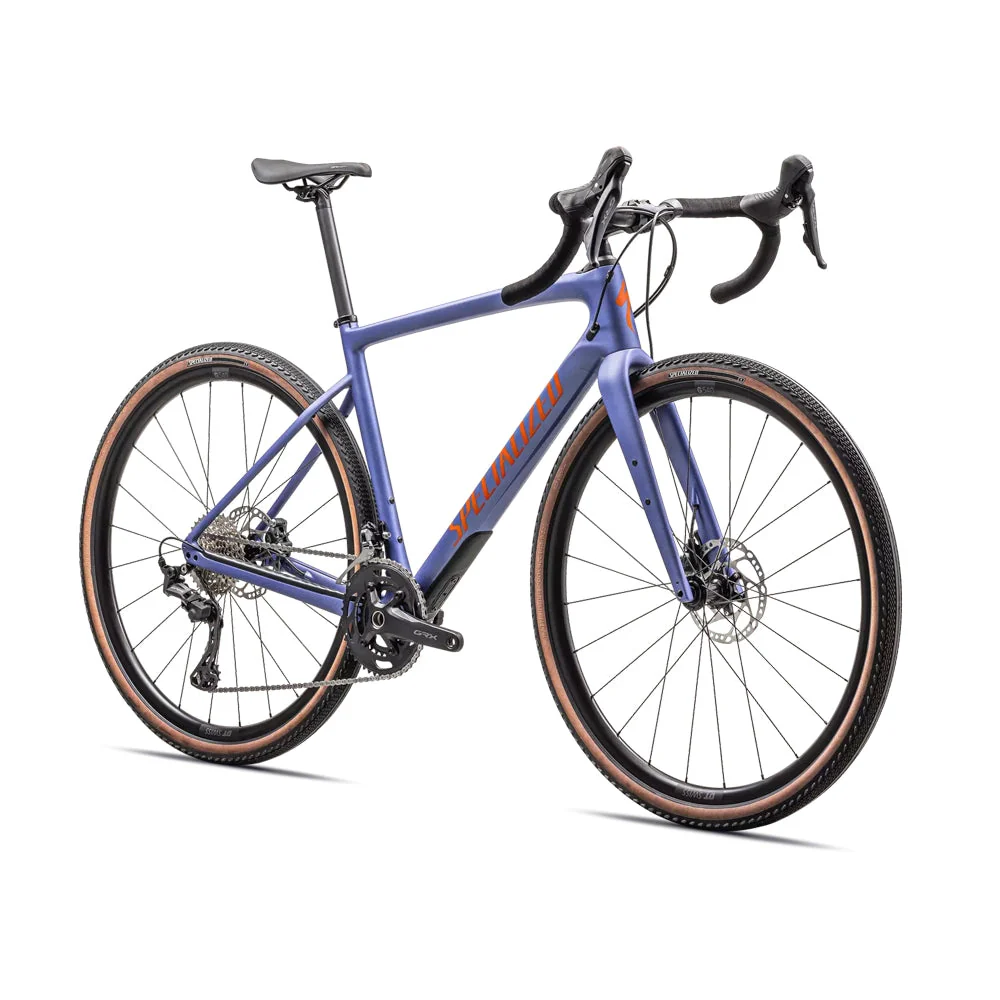 SPECIALIZED Diverge Sport Carbon Complete Gravel Bike - SATIN PURPLE INDIGO TINT/PURPLE INDIGO/AMBER GLOW - Image 2