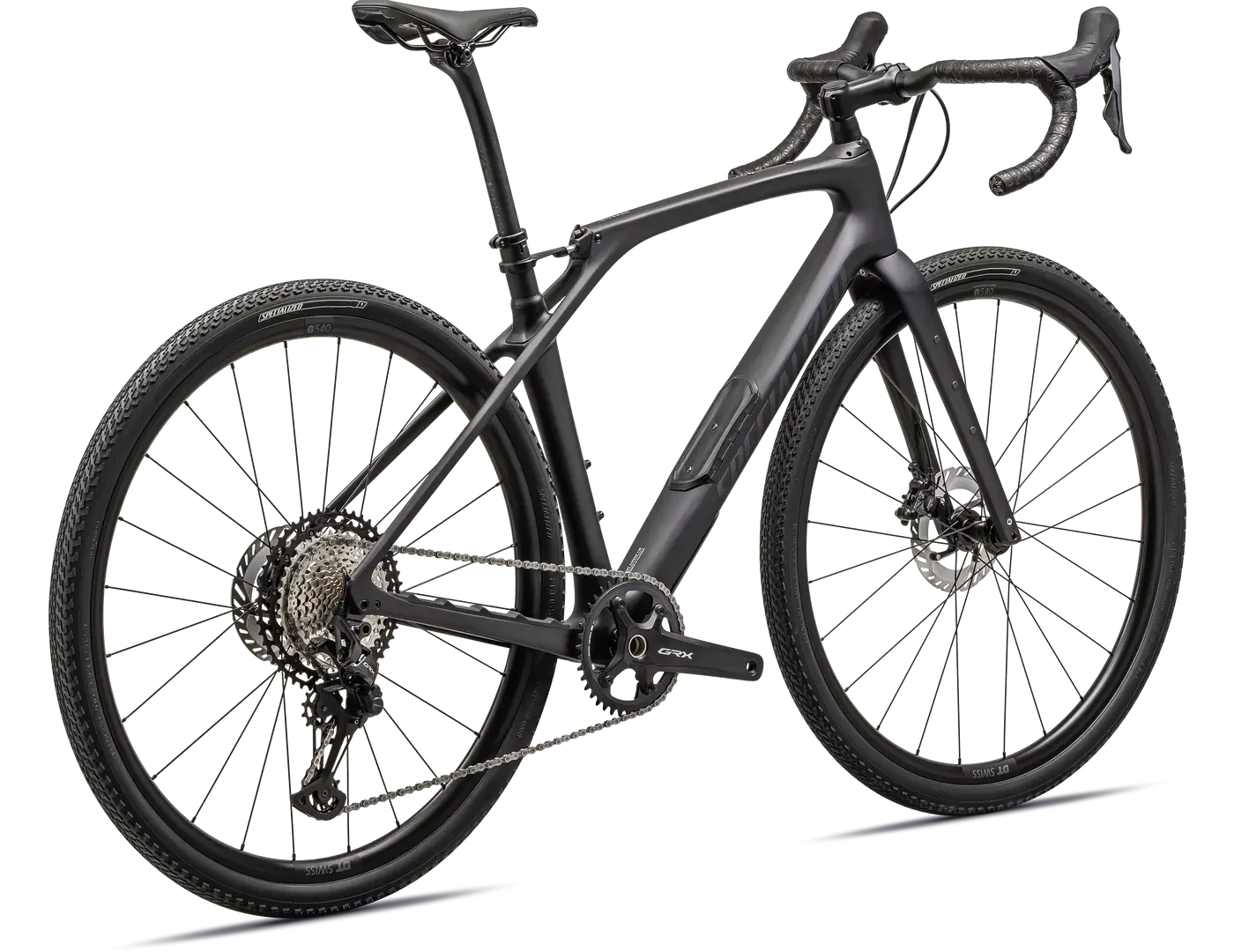 SPECIALIZED Diverge STR Comp Complete Gravel Bike Shimano GRX - SATIN METALLIC MIDNIGHT SHADOW/VIOLET GHOST PEARL - Image 3